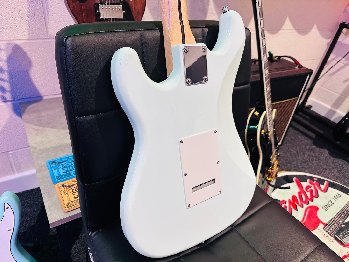 Revelation RTS 57 Stratocaster~ Alan Entwistle Strat Style Guitar~ Daphne Blue!