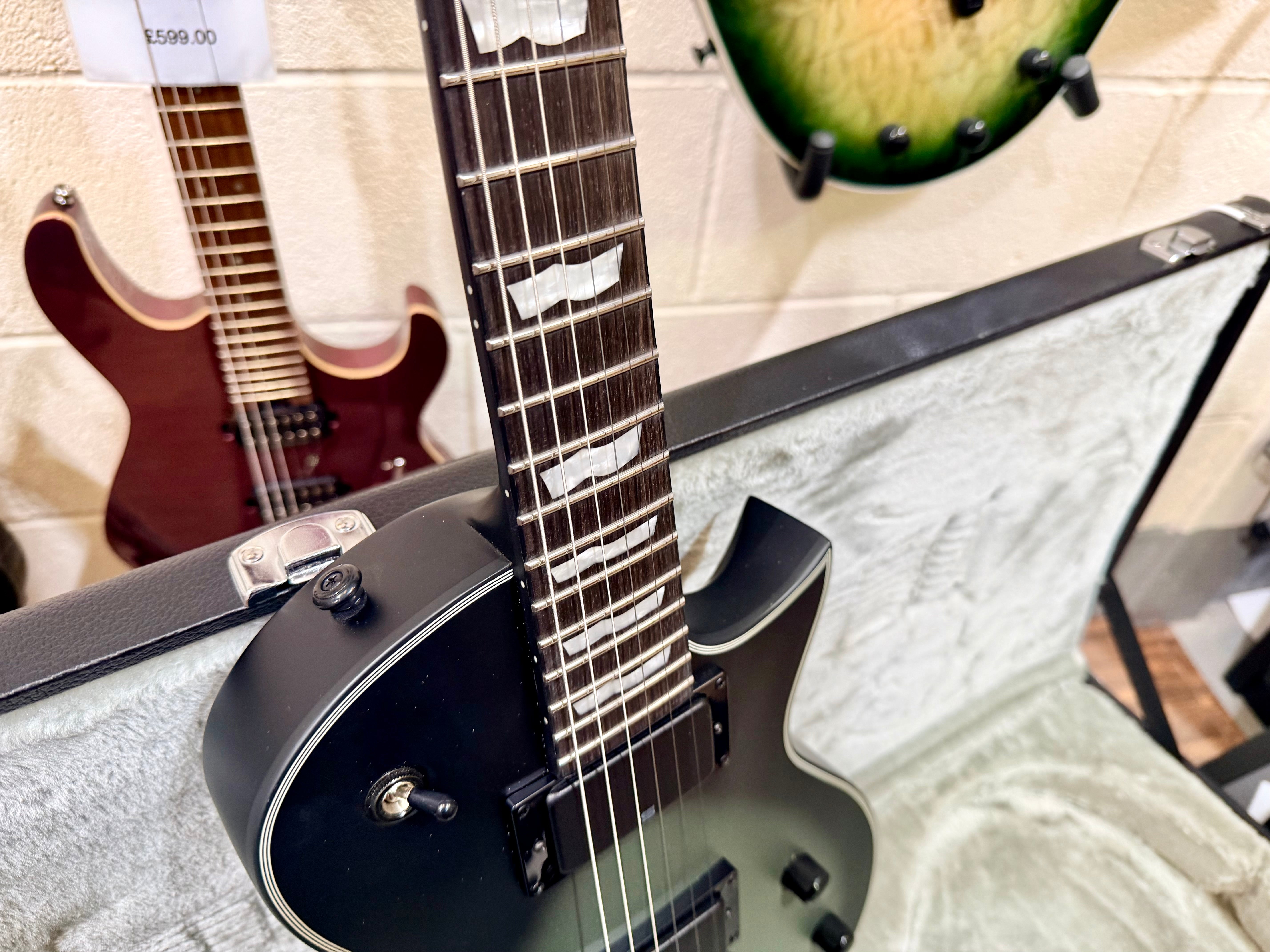 🔥MINT🔥 ESP LTD BK-600 Bill Kelliher Signature~ Military Green Sunburst Satin!