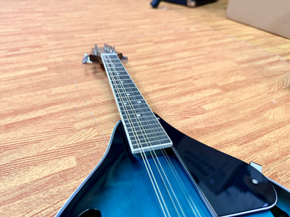 ✨ IRIN 8-String A-Style Acoustic Mandolin – Folk~ Blue Burst! ✨