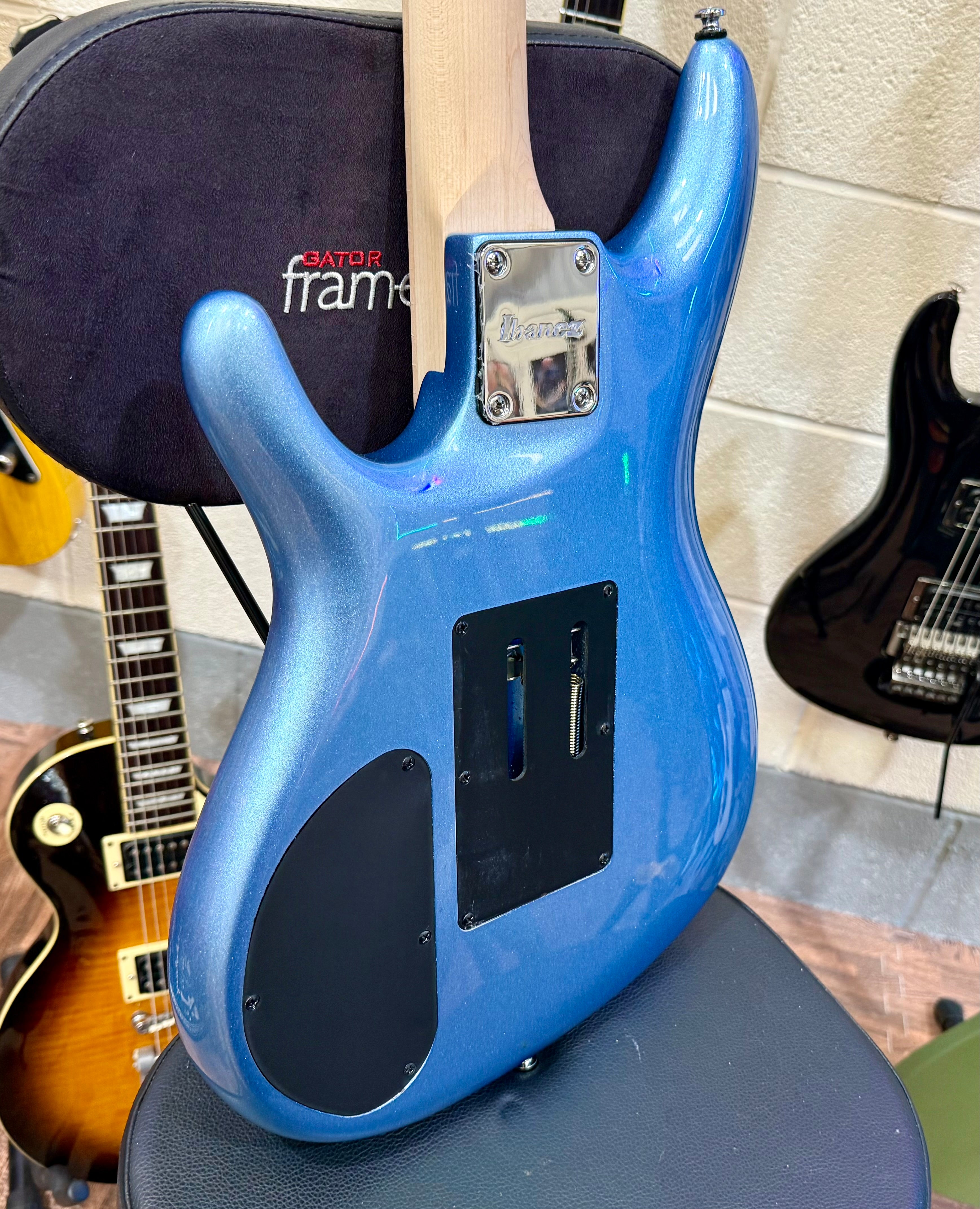 🔥MINT 2022🔥 Ibanez Signature JS140M Joe Satriani Soda Blue~ Edge Zero~ Ex-Demo