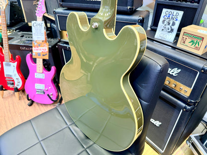 ⚡️2023⚡️ Epiphone Shinichi Ubukata ES-355 Olive Drab~ Inspired By Gibson Custom!