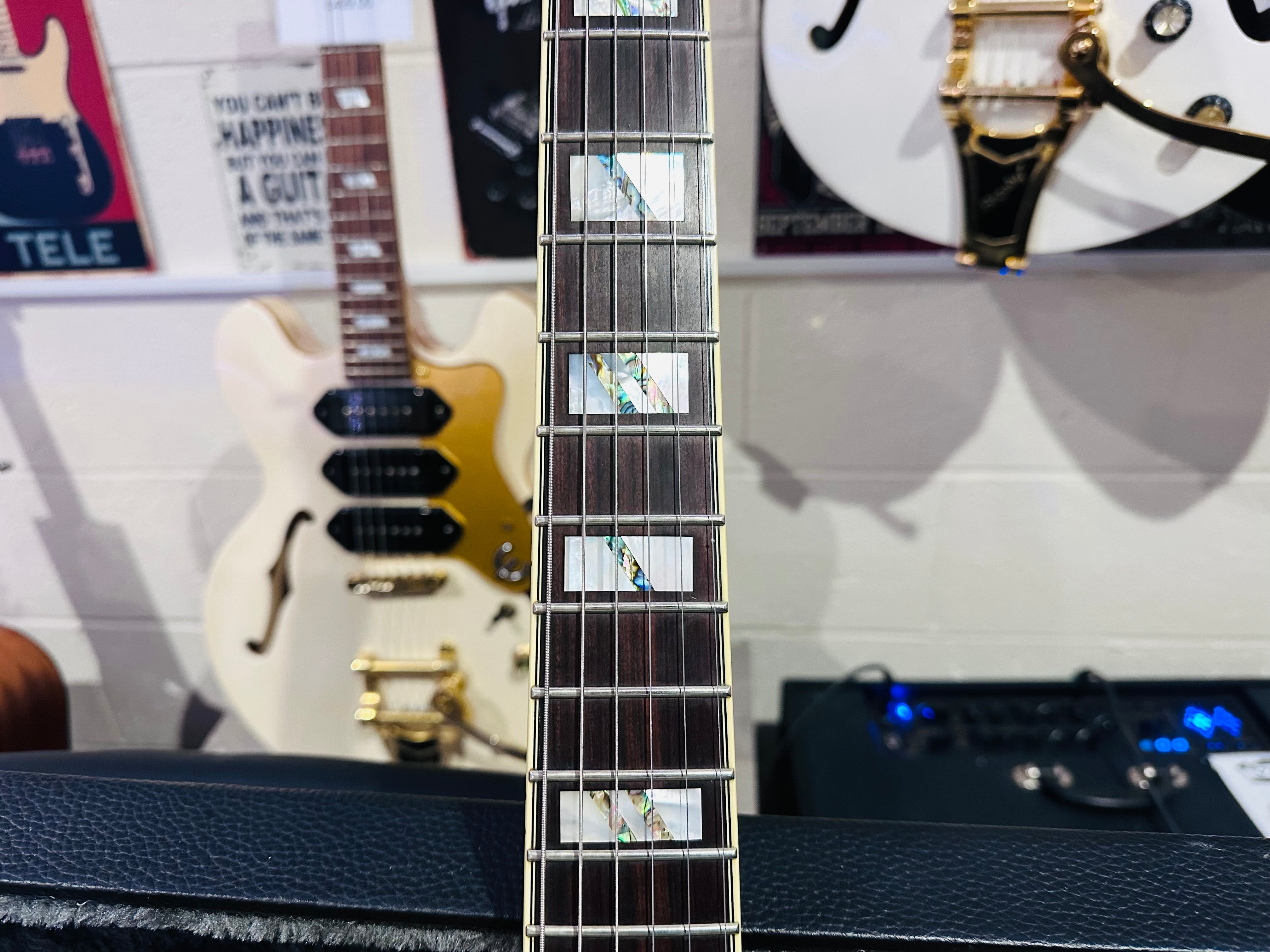 🌟MINT🌟 D'Angelico Ludlow Deluxe~ Swamp Ash Natural~2018~ Hard Case~MUST SEE 🌟