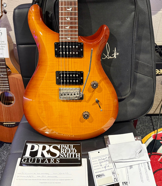 🌟RARE USA🌟 PRS S2 Custom 24 30th Anniversary~ Ltd Edition~Amber Burst W/Papers