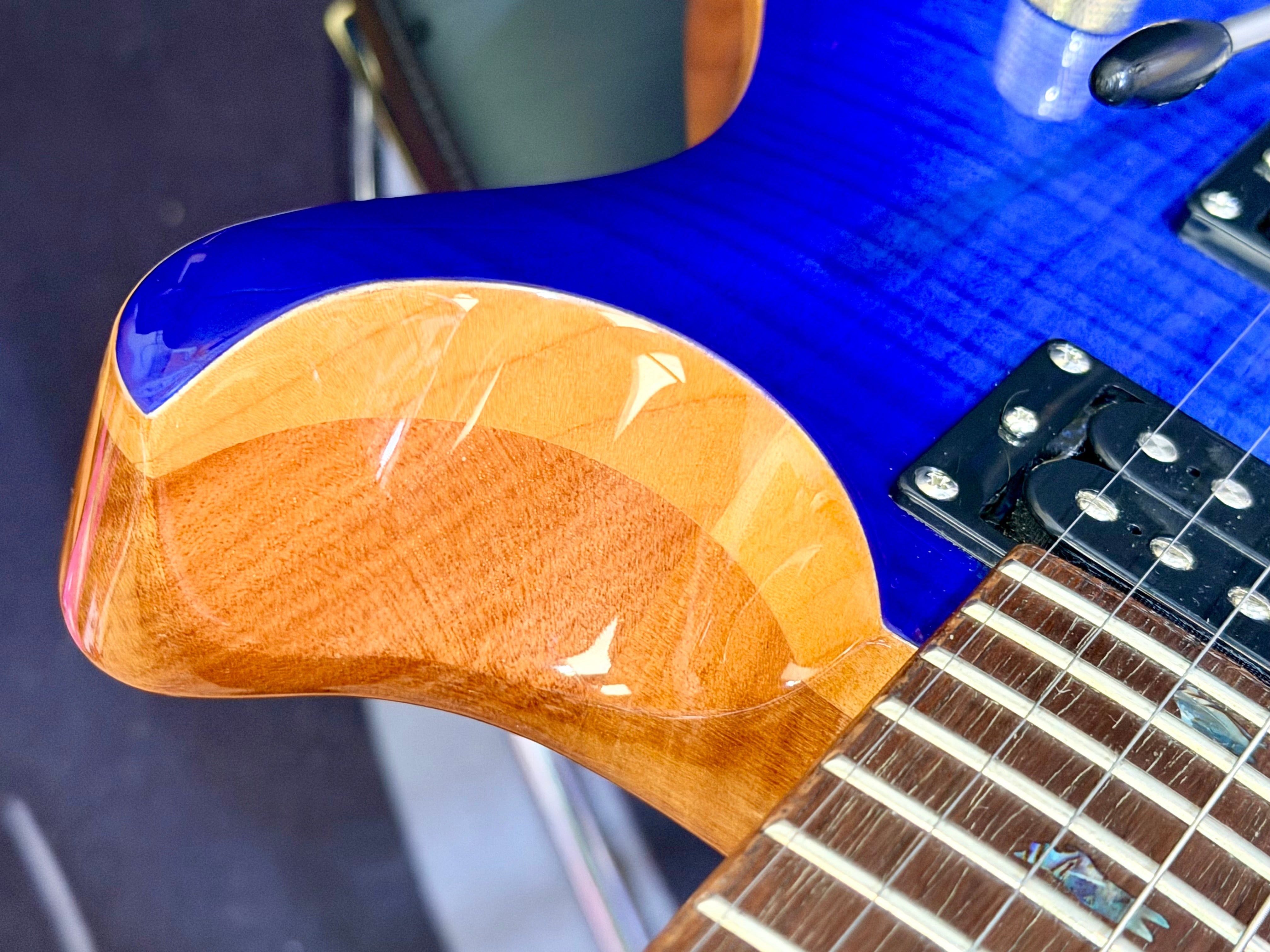 ✨ PRS 35th Anniversary SE Custom 24-08 Electric Guitar in Faded Blue Burst ✨