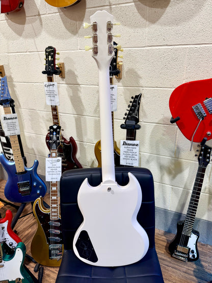 🌟2022🌟 Epiphone 1961 Les Paul SG Standard~ Aged Classic White~ ‘61 + Hard Case