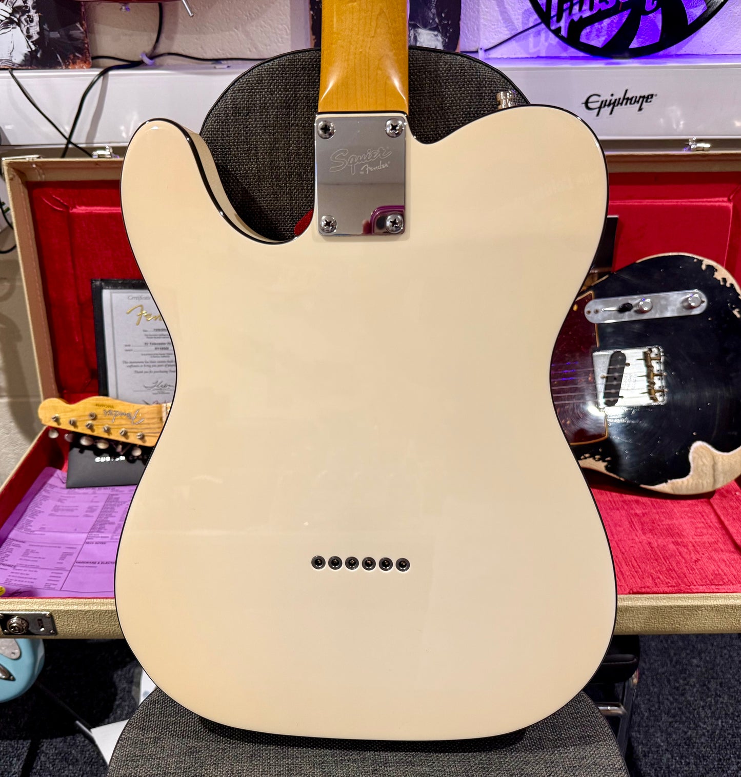 🔥RARE🔥 Fender Squier Classic Vibe Custom Telecaster~ Seymour Duncan~ UPGRADES!