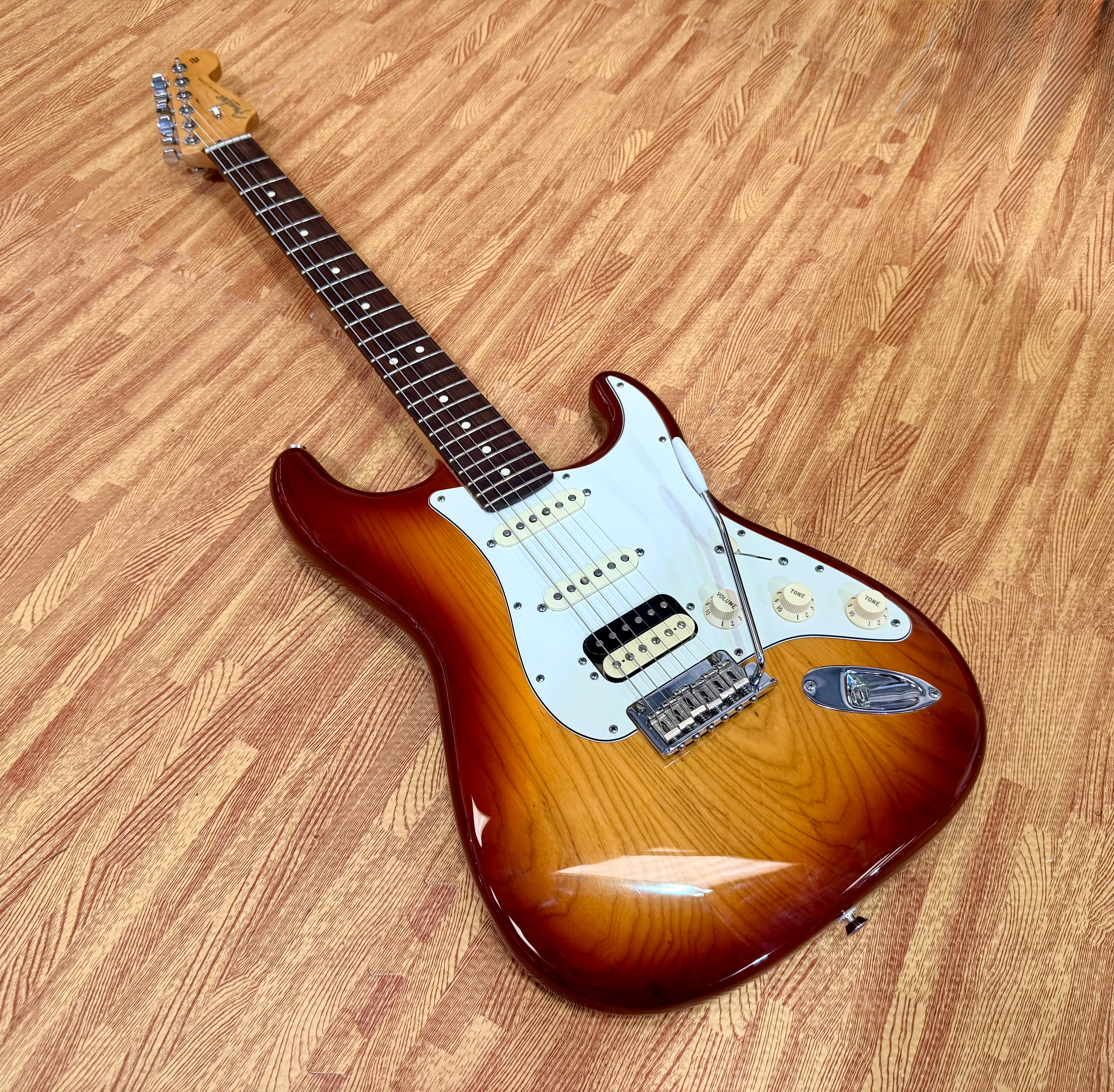 🇺🇸 2015 Fender American Standard Stratocaster HSS Shawbucker~ Sienna Sunburst!