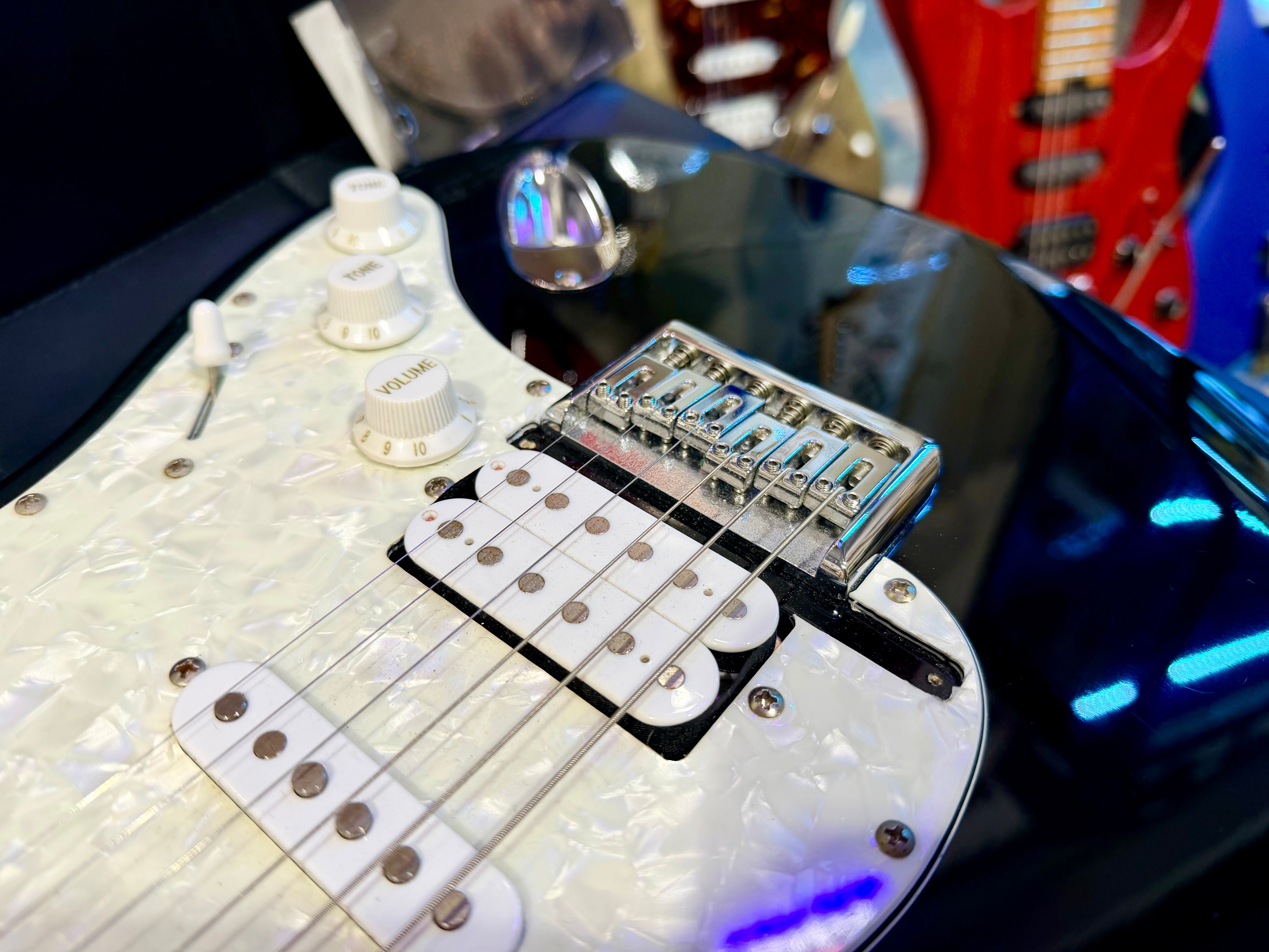 🔥LIGHTS-UP🔥 Fretlight Optek 400~ Electric Stratocaster Learning Guitar~ LOOK!