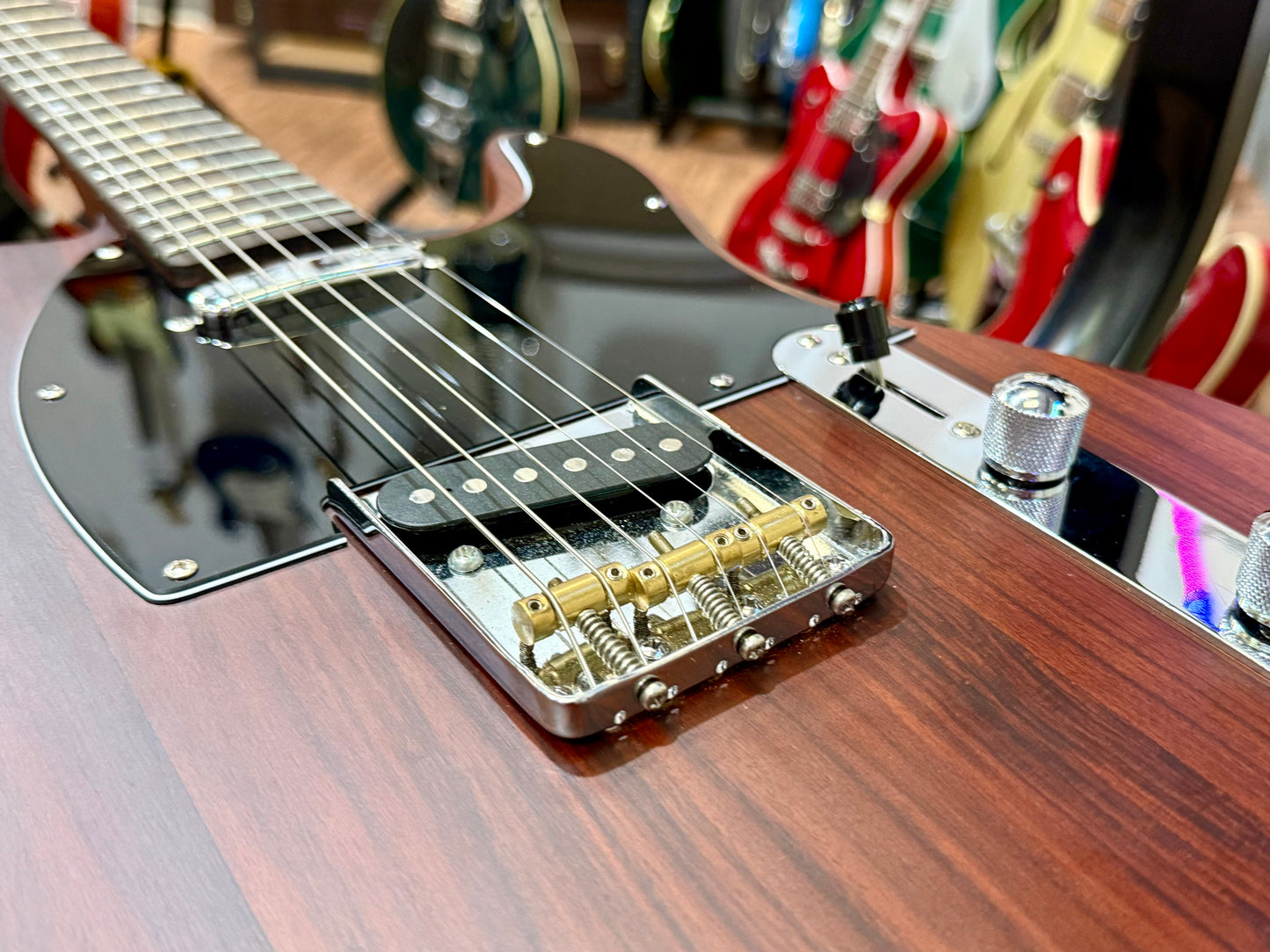 🪵 Custom Rosewood Telecaster~ George Harrison style~ REAL Rosewood~ 10lb:5 🪵