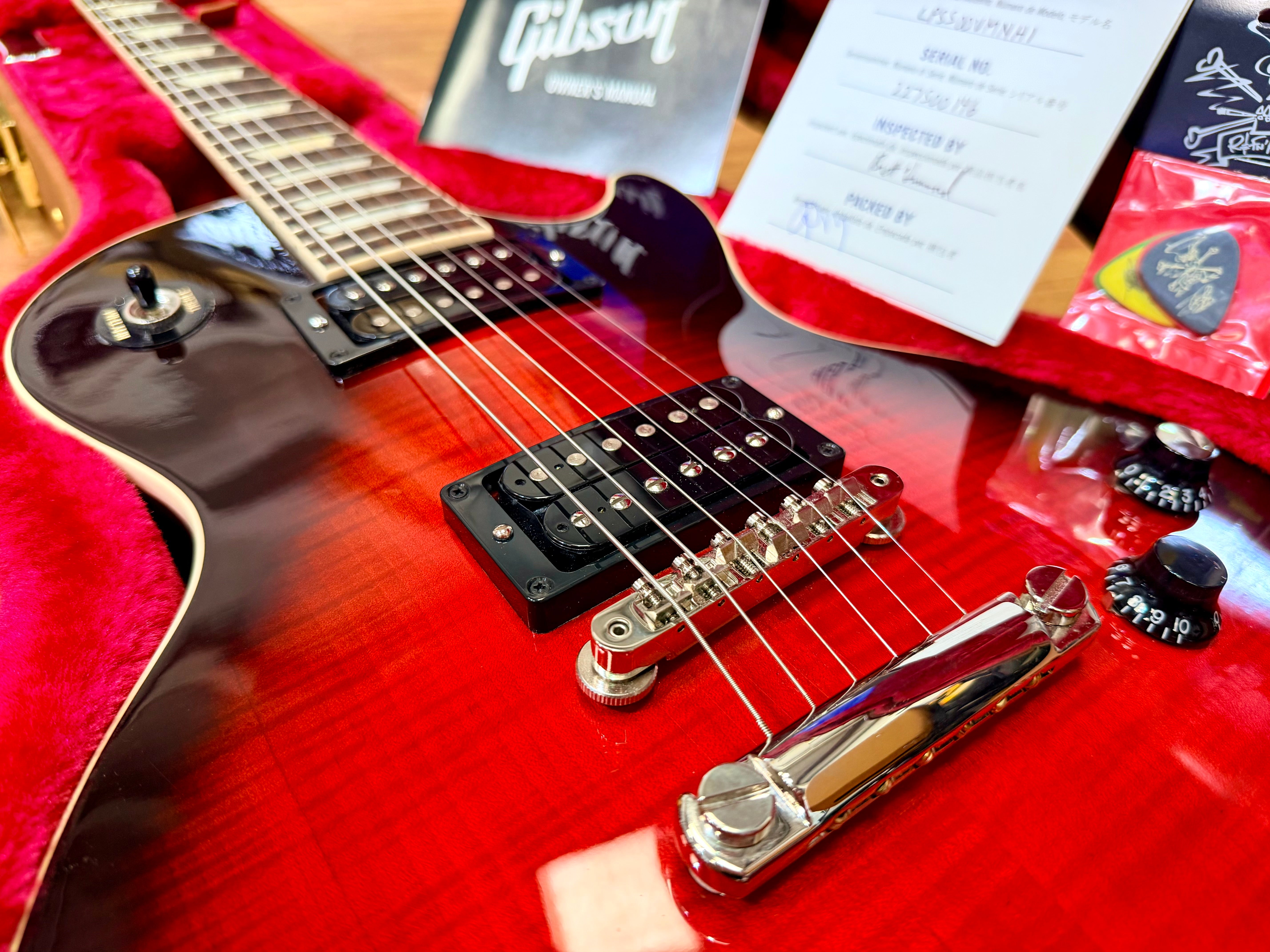 🔥2022🔥 Gibson Les Paul Standard Slash~ Vermillion Burst Limited Edition + Case