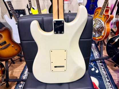 🌟2013🌟 Fender Squier Deluxe Stratocaster~ Olympic White Pearl~ Indonesia Made!