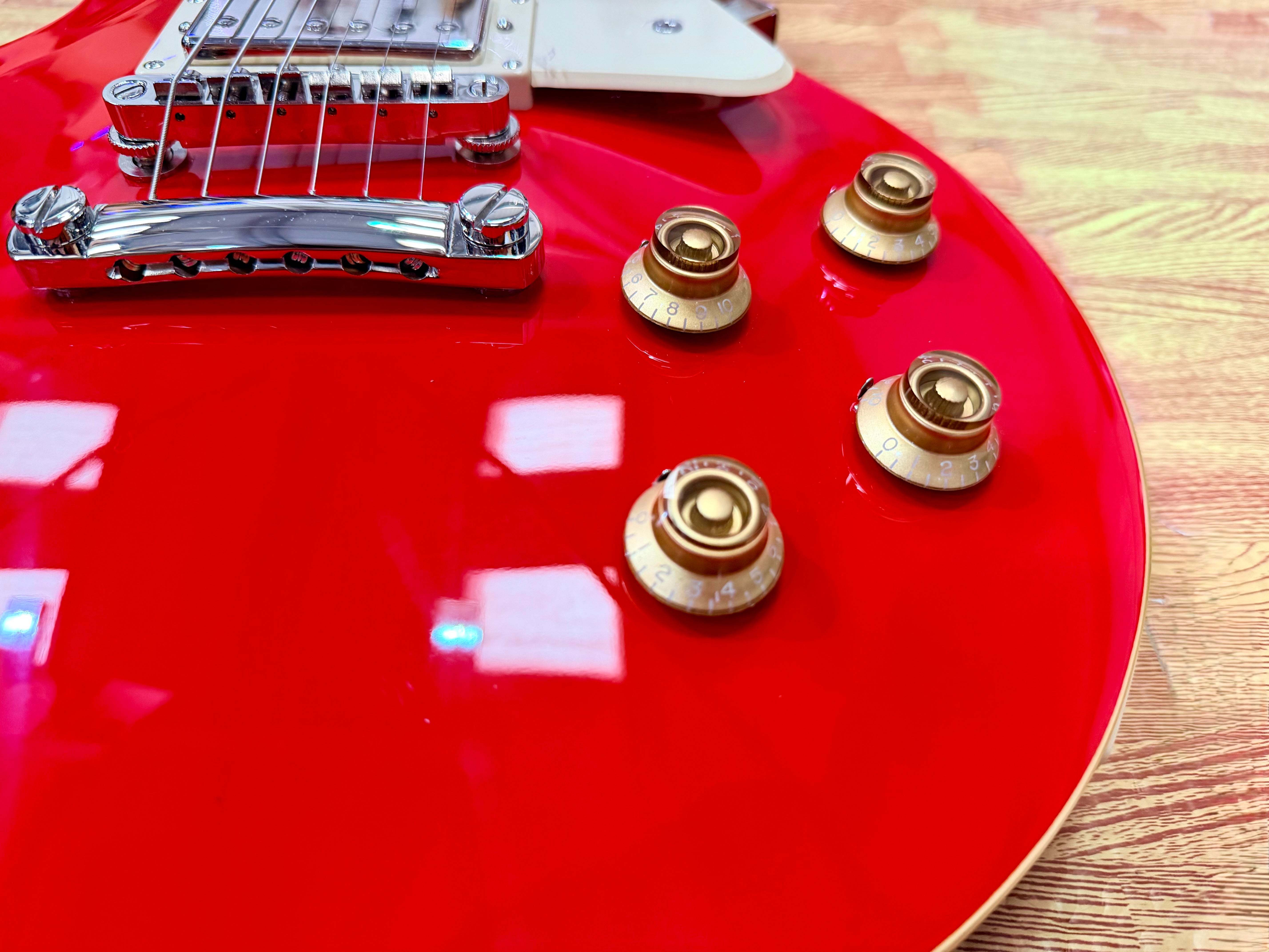 ⚡️MINT⚡️ Epiphone Les Paul Standard 50s Figured Cardinal Red~ Inspired By Gibson