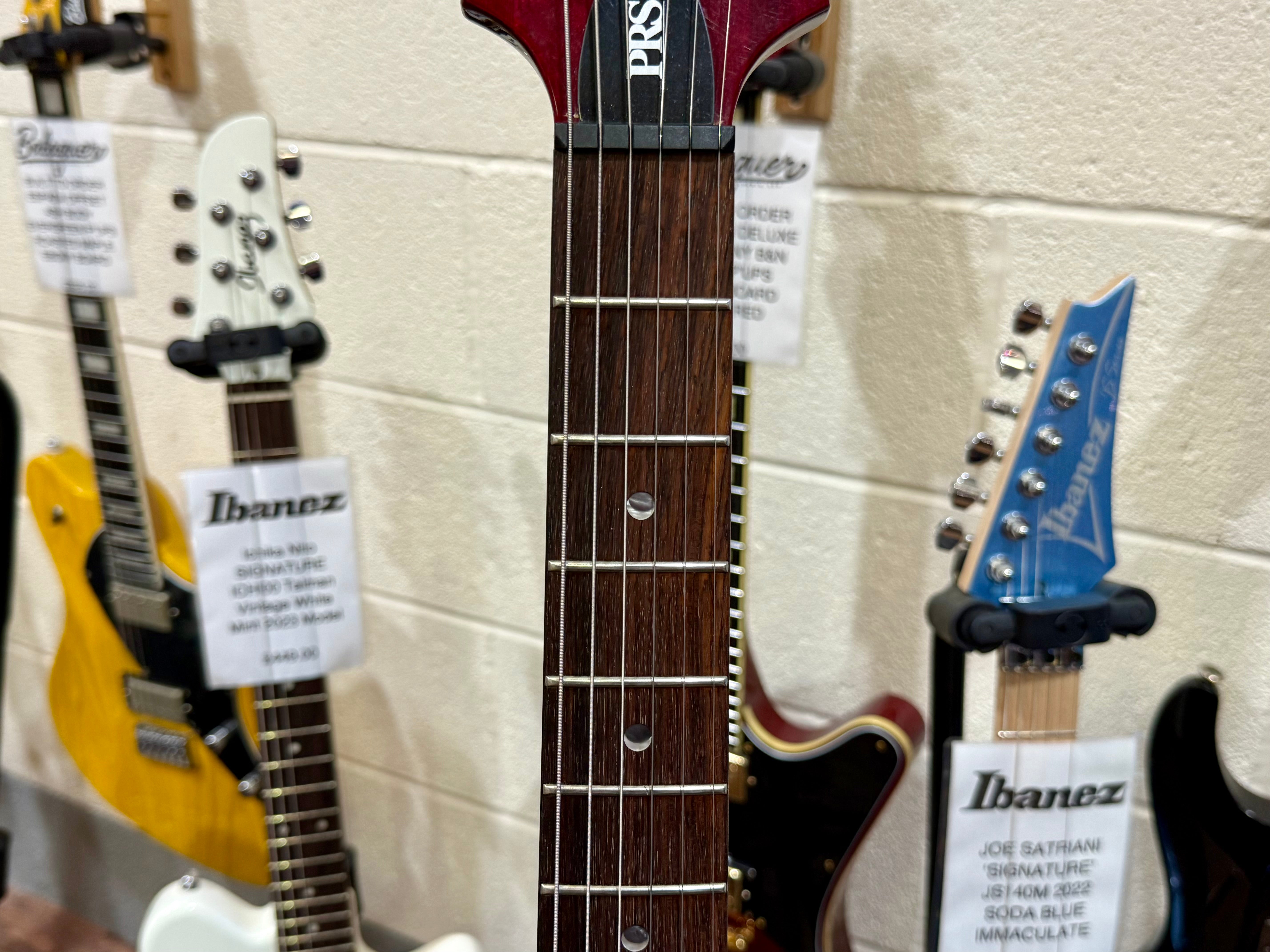 🌟2007 KOREA🌟 PRS SE Custom 22~ Flat Top Model~ Cherry Sunburst~ Moon Inlays!