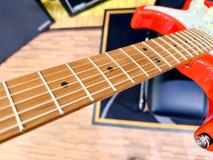 🌟 NEW Cort G200SE Scarlet Red Electric Guitar~ Roasted Maple Neck 🌟