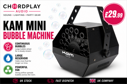🫧NEW🫧 KAM Mini Bubble Machine~ Party Stage Effects~ Garden & Disco!
