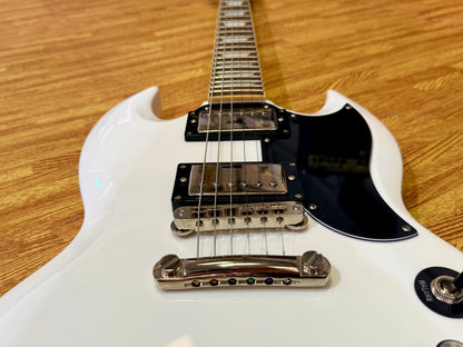 🔥2023🔥 Burny RSG-60 ’63 Alpine White SG Electric Guitar~ Near Mint~ Fernandes!