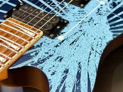 🔥RARE🔥 Ibanez RG09LTD Pegasus Royal Blue~ 2009 Limited Edition~ Glow In The Dark!
