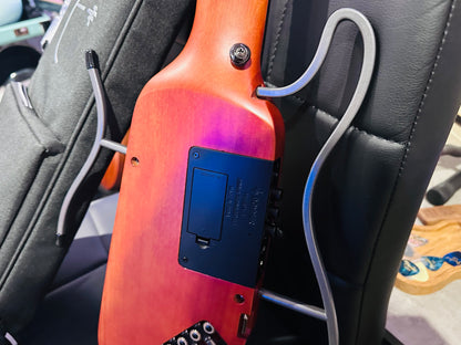 🌟NEW🌟 Donner HUSH-I Electro Acoustic Silent Travel Headless Guitar~ Mahogany!