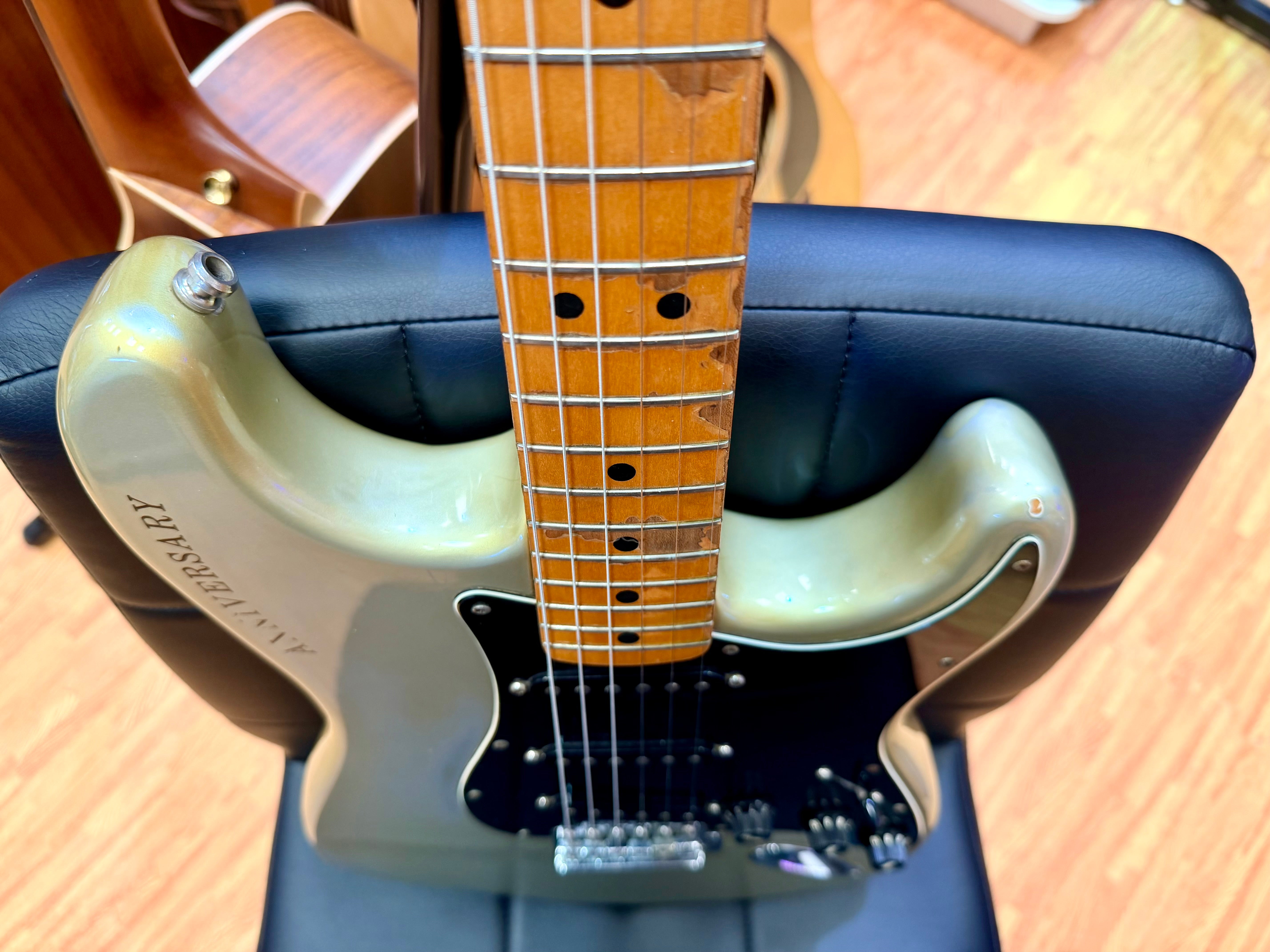 ✨1979✨ Fender 25th Anniversary American Stratocaster~ Porsche Silver + Case/COA
