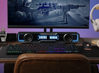Edifier QS30 USB / Bluetooth RGB Gaming Soundbar Speaker - Black
