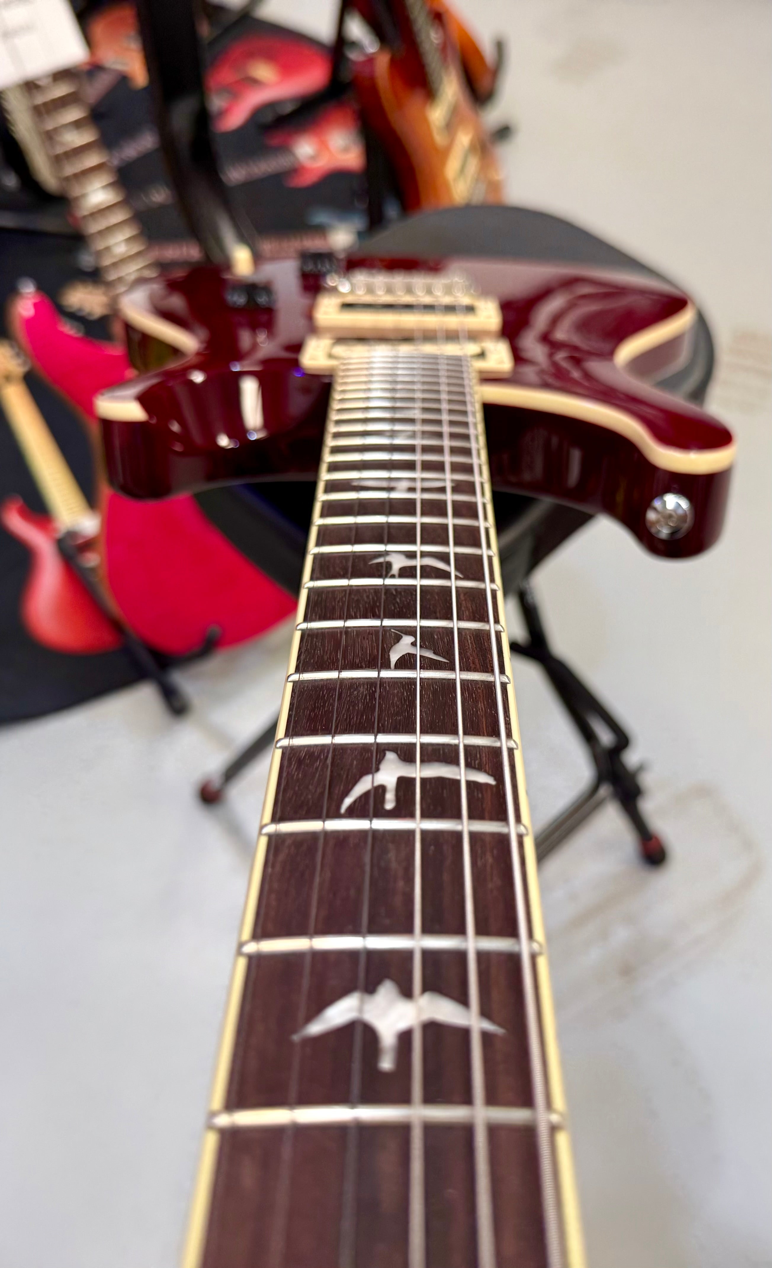 🔥2021🔥 PRS SE Standard 24~ Vintage Cherry Gloss ~ Coil Tap ~ Bird Inlays!