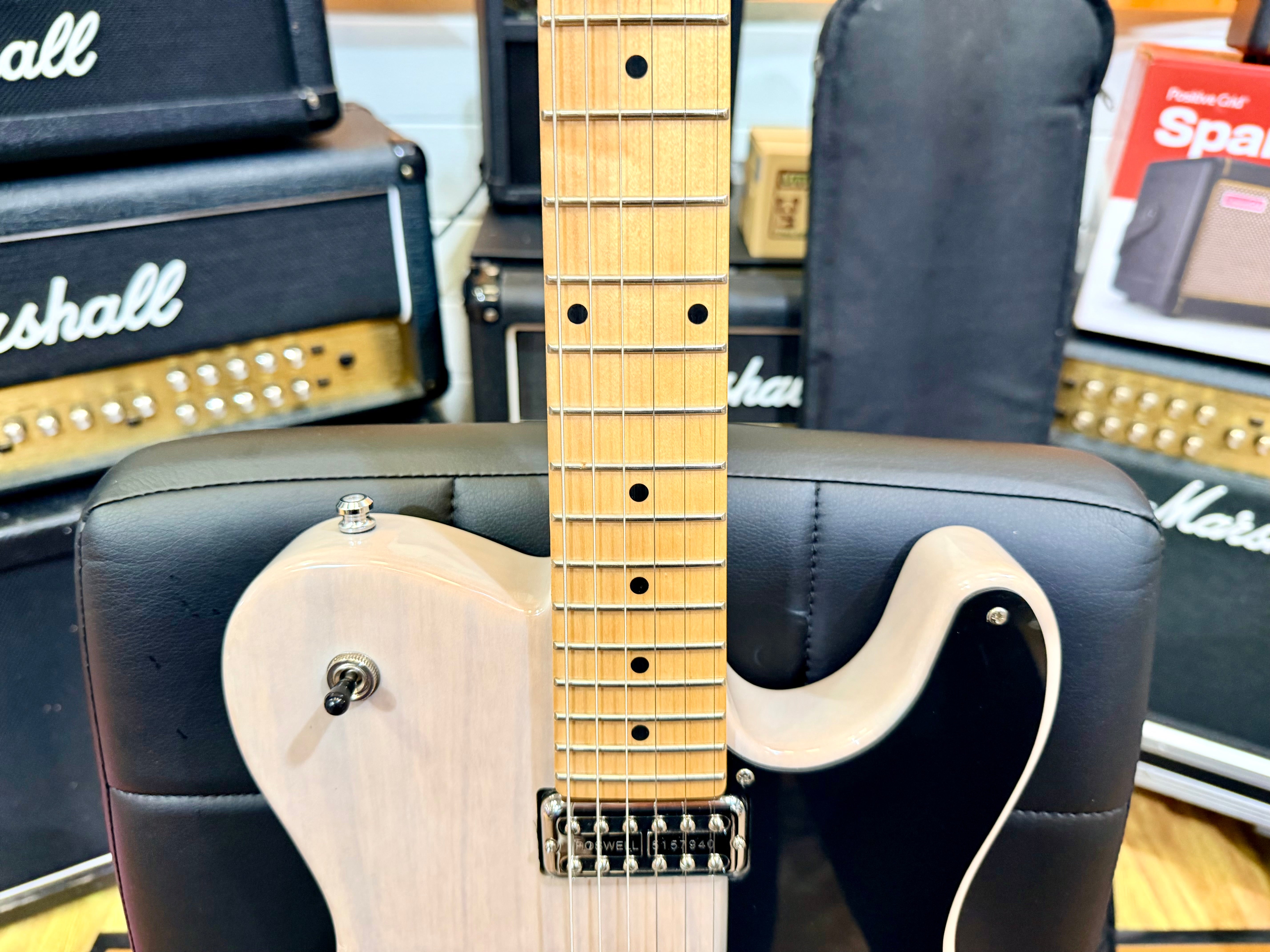 ✨ Harley Benton TE-90FLT VW Deluxe Series Vintage White~ Tele ‘Cabronita’ ✨