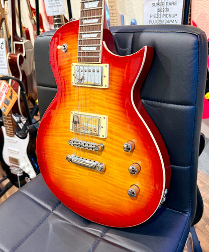 ☀️ Harley Benton SC Custom Line Singlecut Les Paul Electric Guitar~ Sunburst ☀️