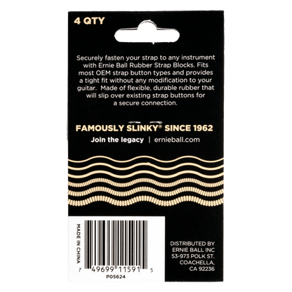 Ernie Ball Strap Blocks- Cream