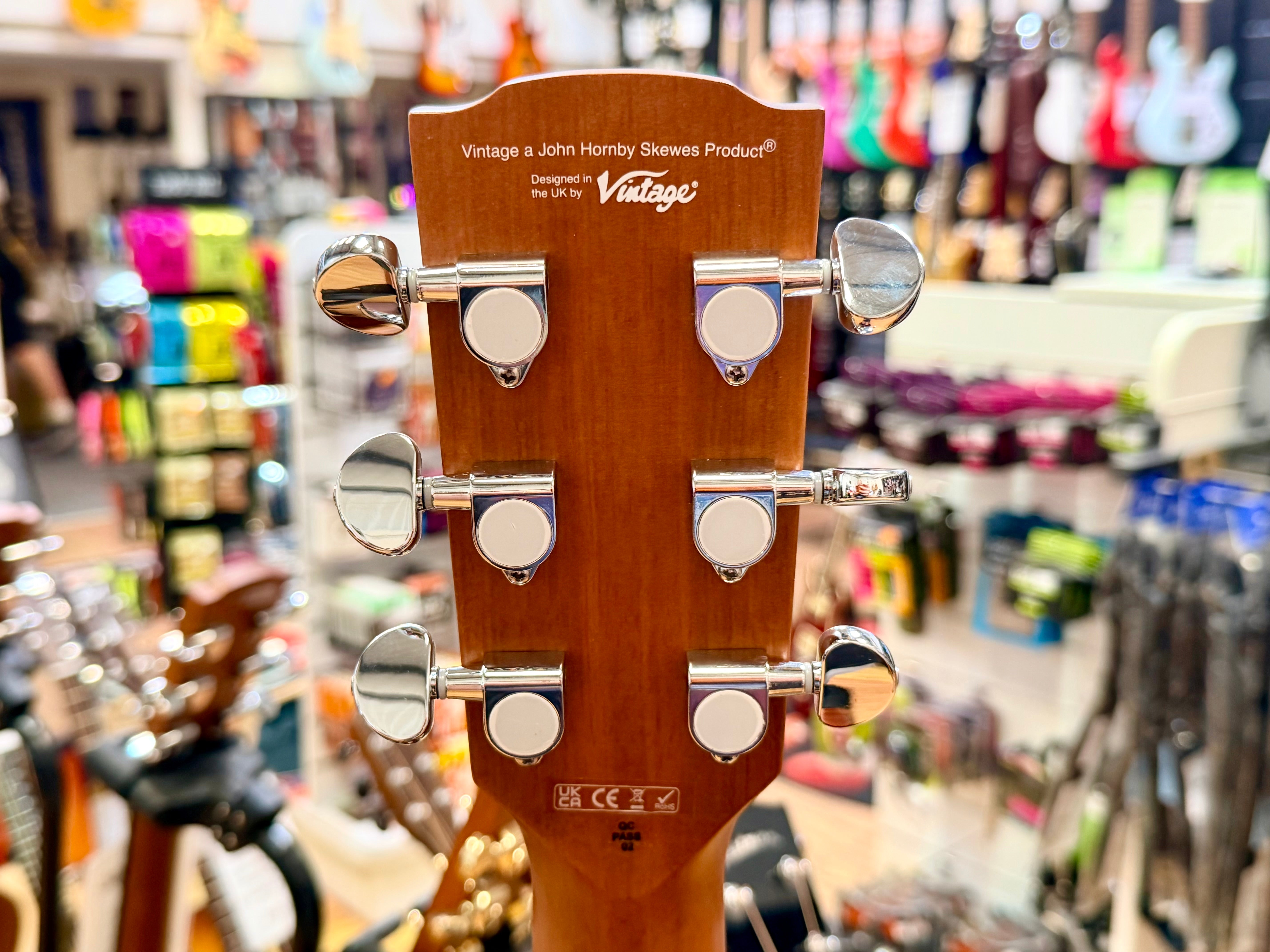 ✨NEW✨ Vintage Pacific Coast VEC300CB Electro-Acoustic Guitar~ Cherry Burst!
