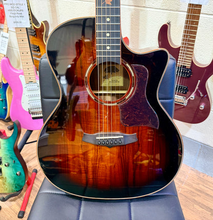 🪵2024🪵 Tanglewood TWX6CEK Winterleaf~ Grand Auditorium Electro ~ Koa Exotic!