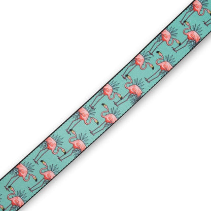 Levy’s Prints 2” Polyester Guitar Strap- Flamingo