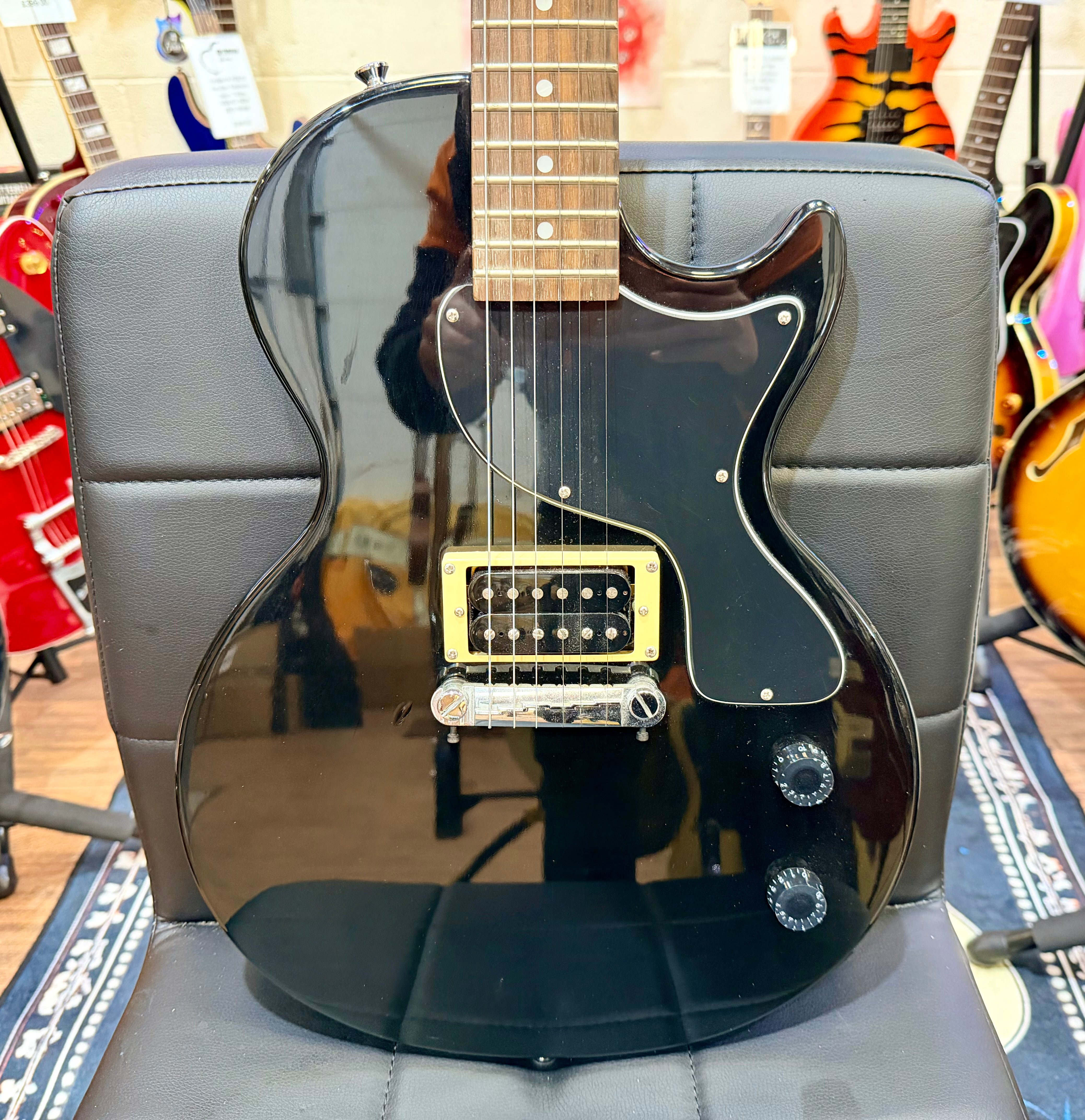 🔥2013🔥 Epiphone Les Paul Junior Electric Guitar~ Gloss Black!