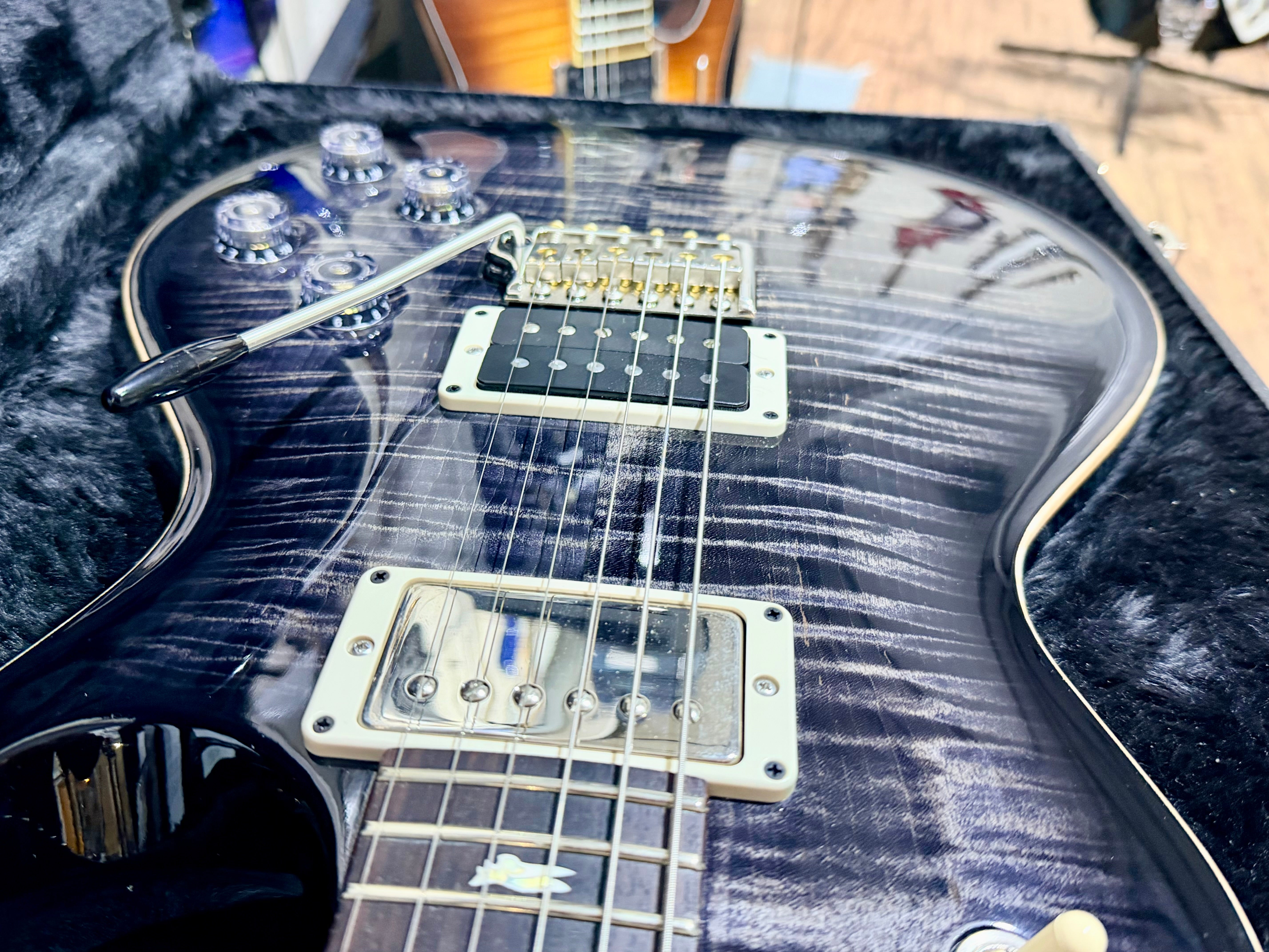 🔥2020🔥 PRS Mark Tremonti Signature USA Charcoal Contour Burst~ Case & Docs!