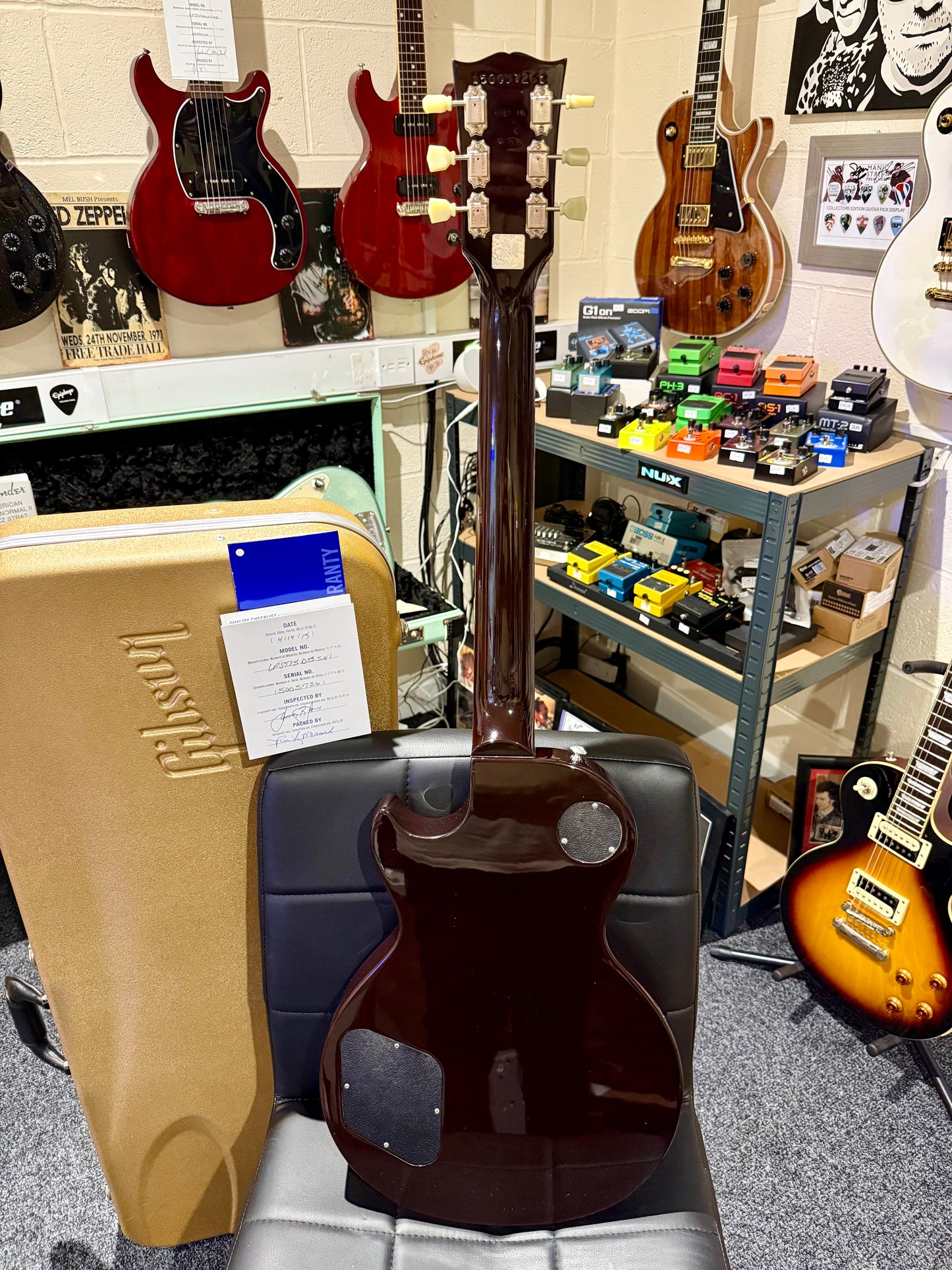 🔥UPGRADED🔥 2015 Gibson Les Paul Studio Desert Burst~ 100th Limited Run + Case!