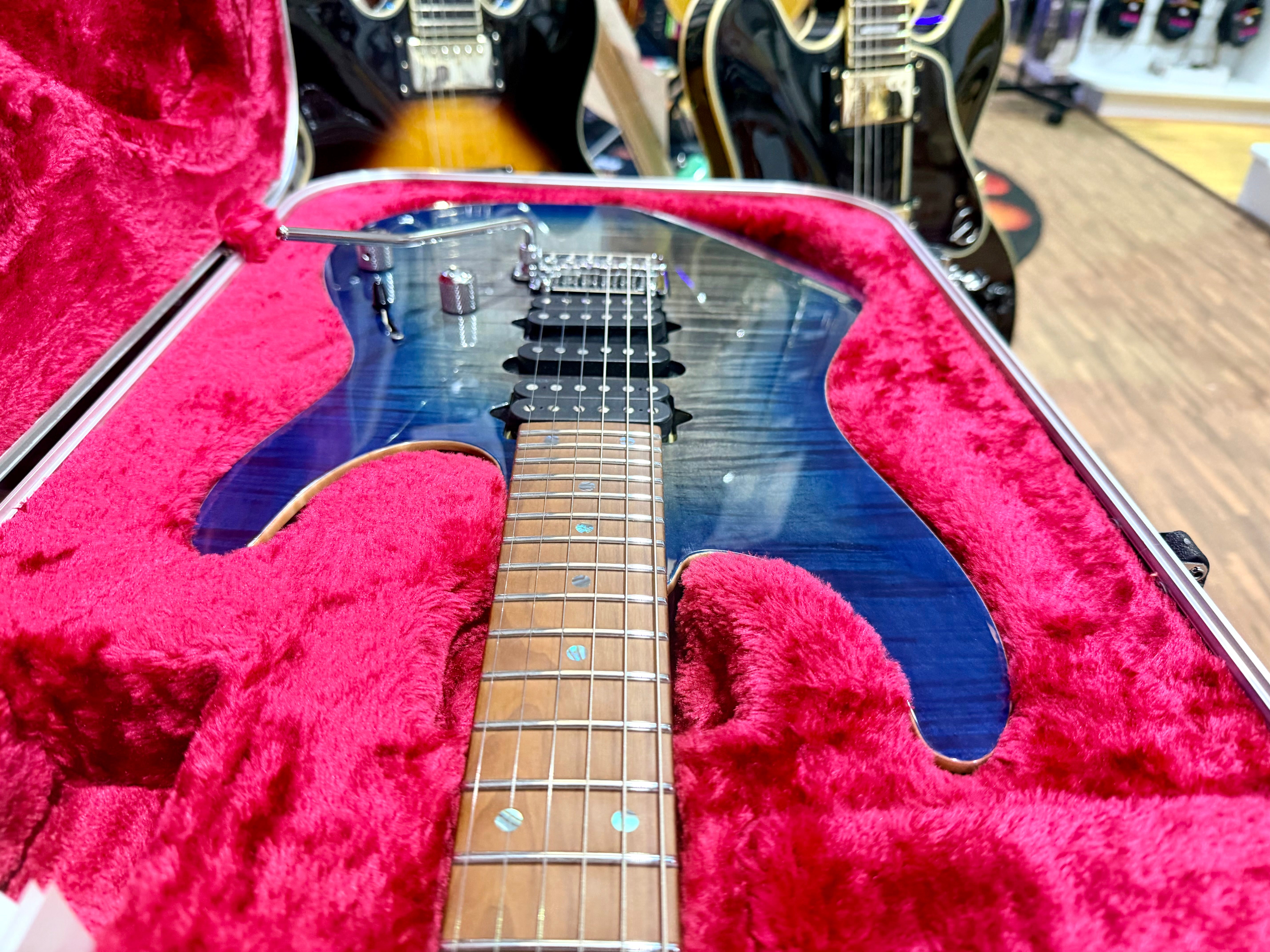 🔥MINT🔥 Ibanez AZ2407F Prestige In Sodalite Blue~ Japan Made + Hard Case~ 2023