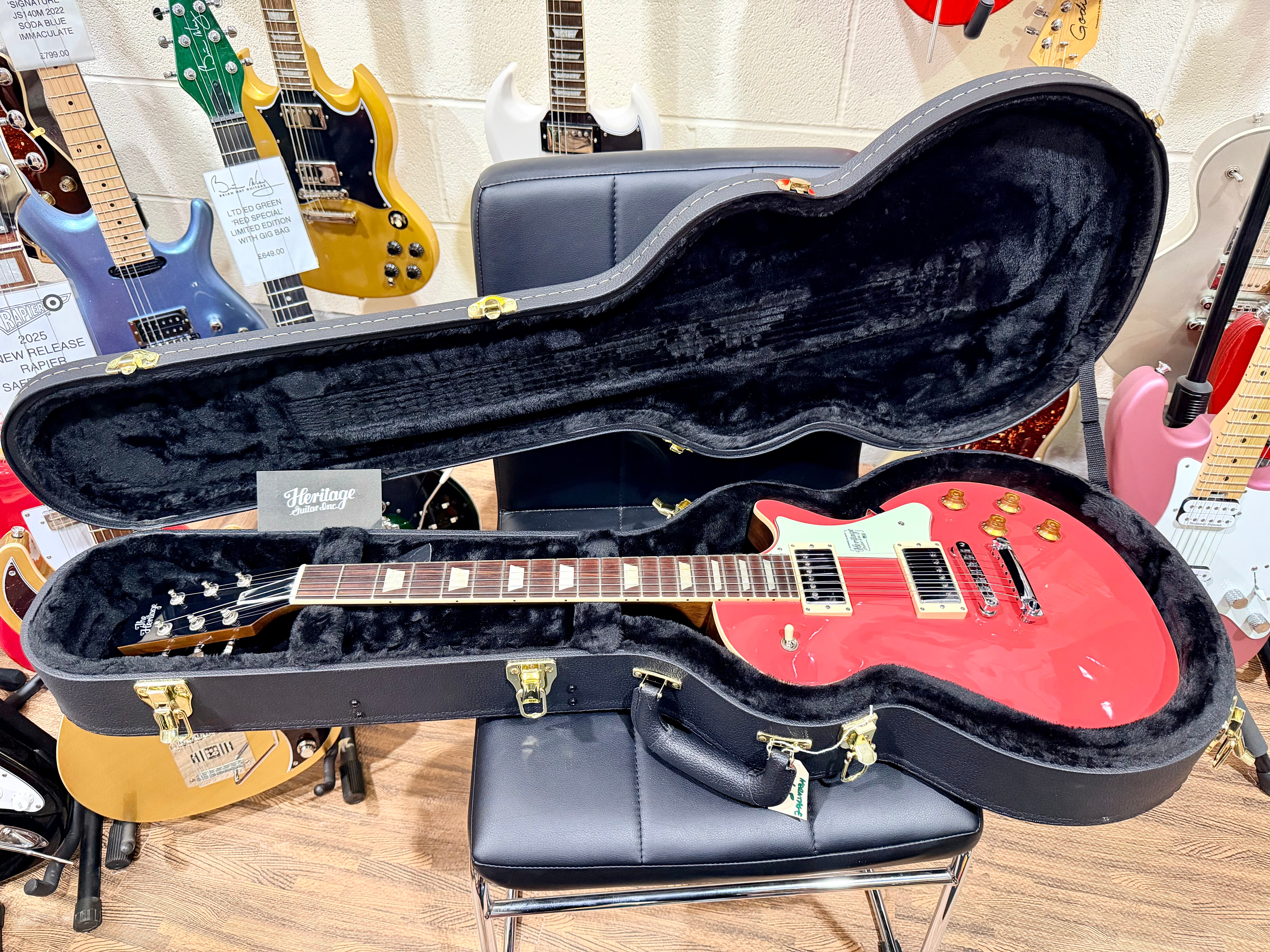 🌟NEW🌟 Heritage Standard Collection H-150 Factory Special Les Paul~ Faded Fiesta Red!