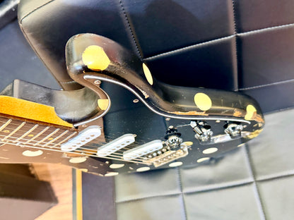 🔥Handmade In UK🔥 Stolen Valour Heavy Relic ST Polka Dot Guitar~ Buddy Guy Style!
