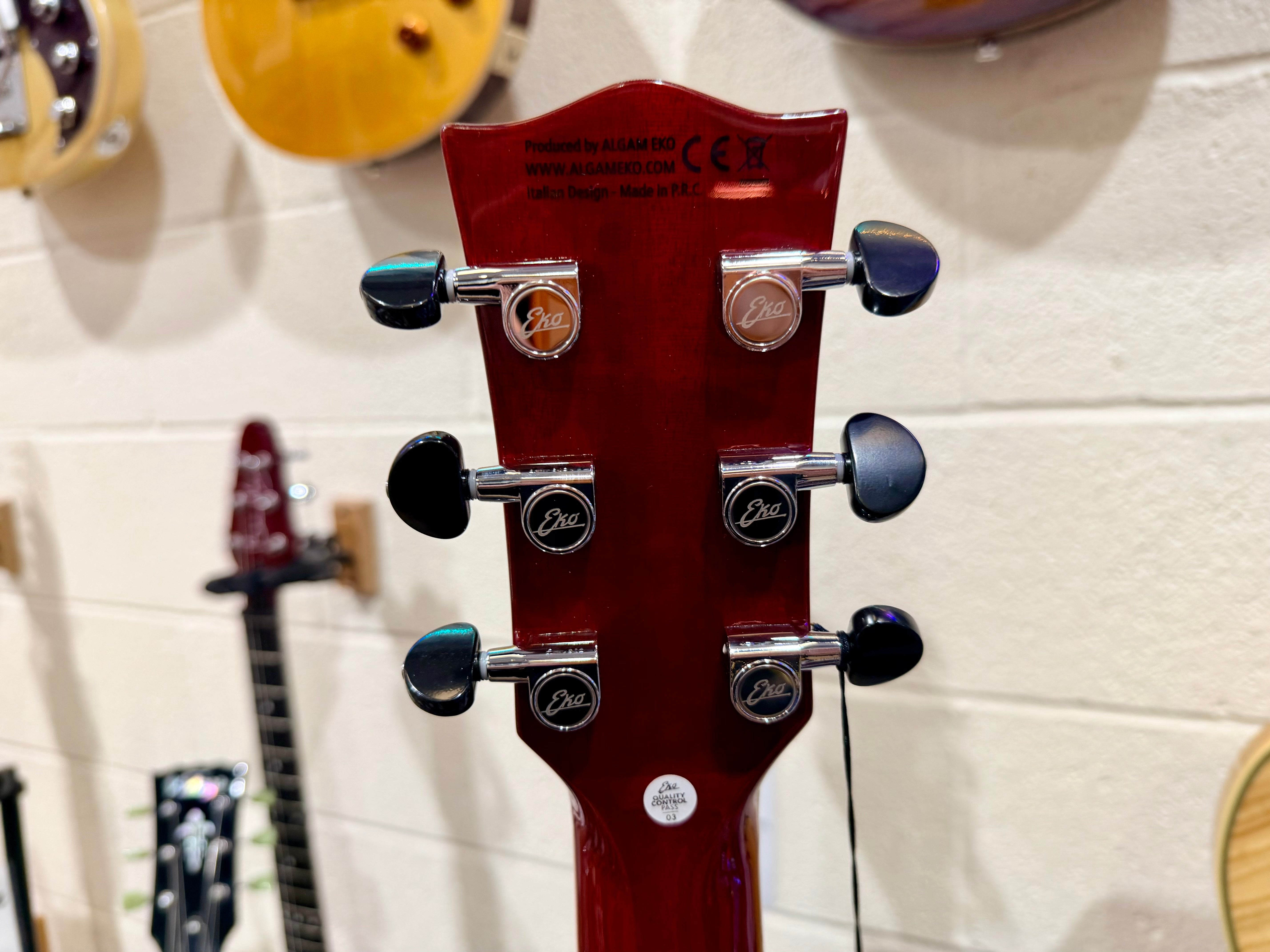 🔥NEW 2026🔥 Eko NXT A100CE Electro-Acoustic Guitar~ See Through Red~ LATEST MODEL