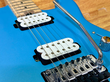 🔥2022🔥 Charvel Pro-Mod San Dimas Style 1 HH FR MN~Blue Frost~ Seymour Duncan!