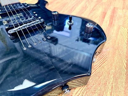 🔥2008🔥 ESP LTD F-100FM See Thru Black Electric Guitar~ Early Model 08!