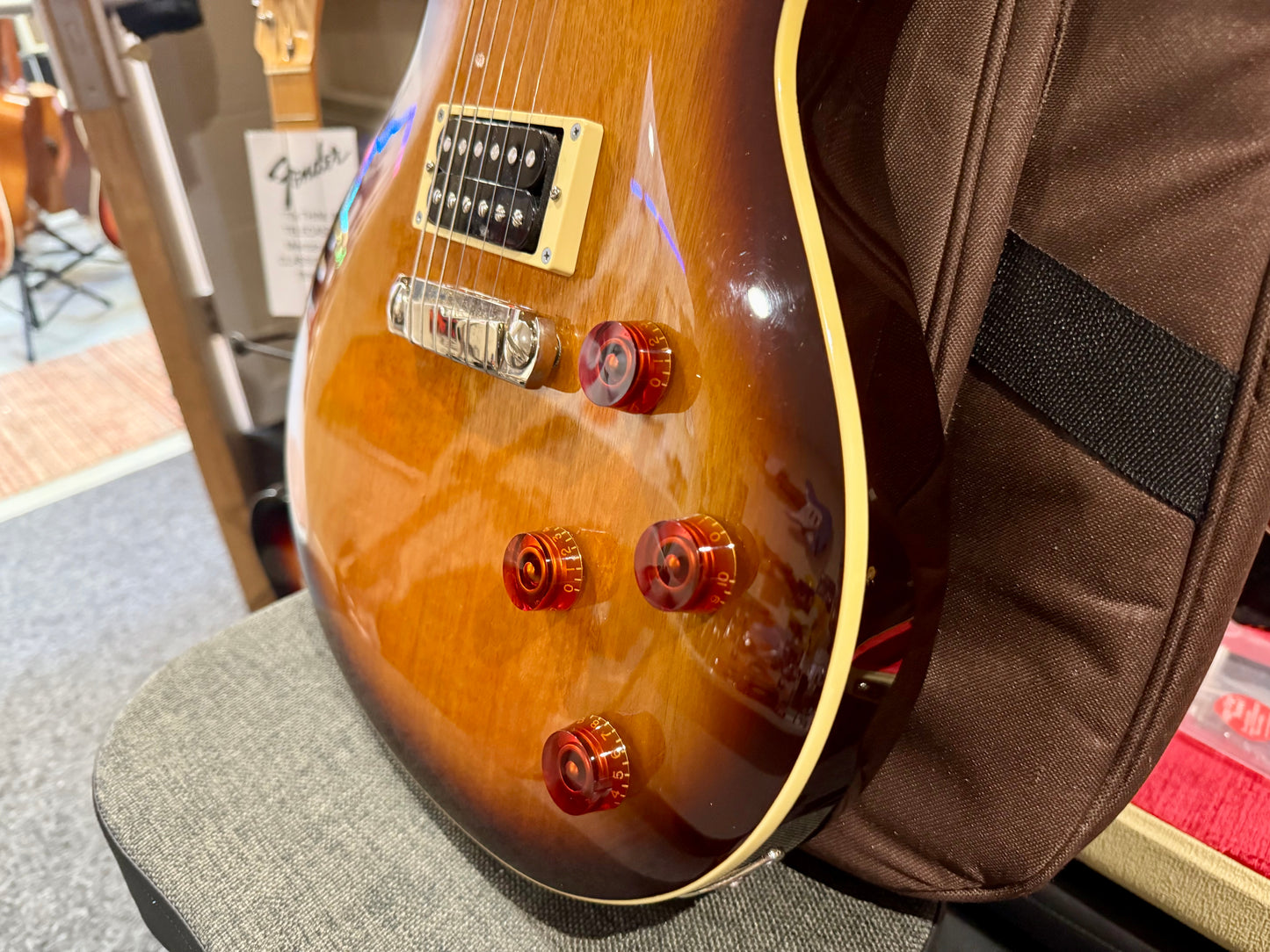 🌟2015 KOREA🌟 PRS SE 245 Single cut Electric Guitar~ Vintage Sunburst + Gig Bag