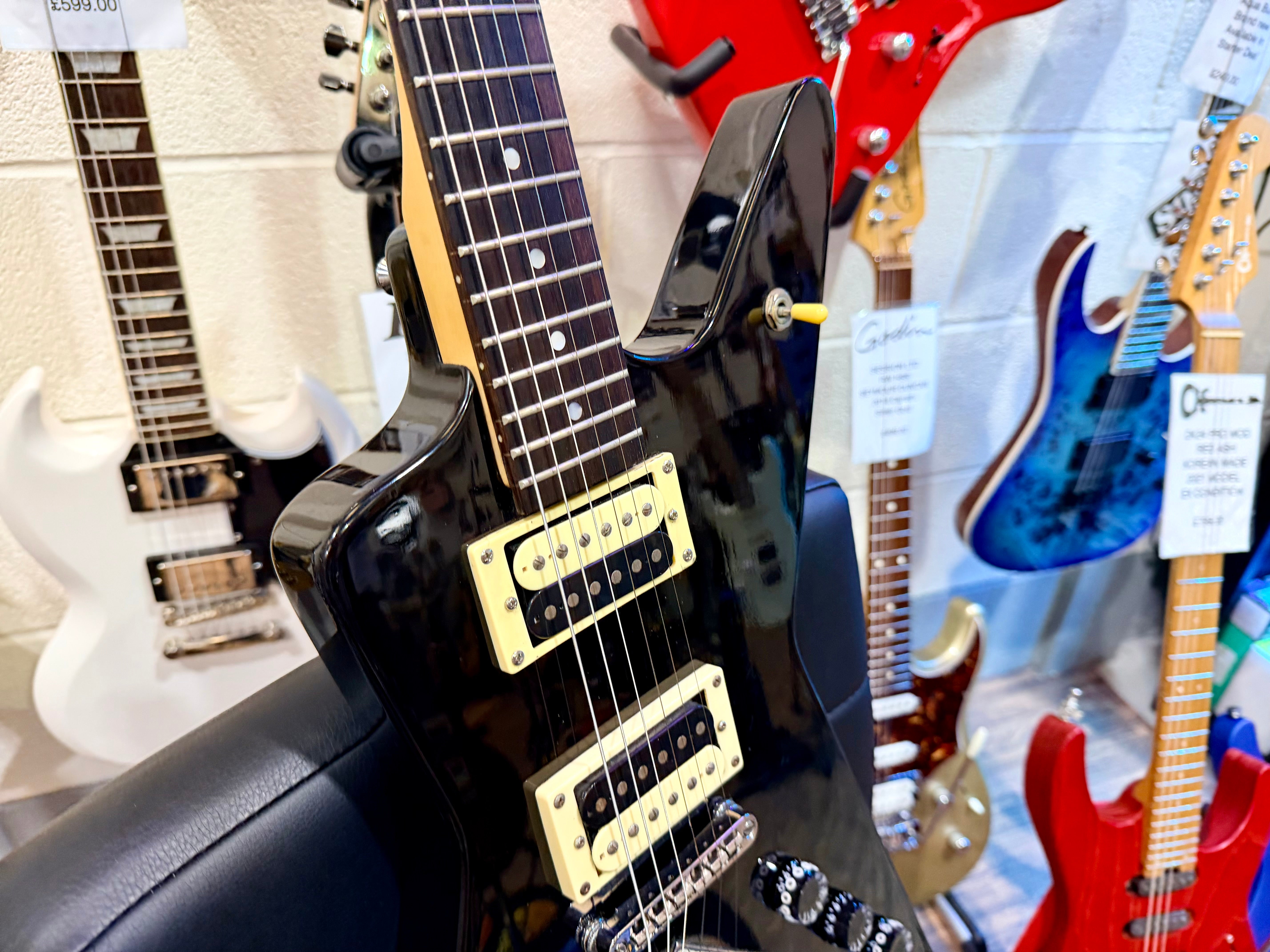 🔥 DIMEBAG DARRELL 🔥 Dean DBD T Tribute ML Dimebag Model~ Gloss Black~ Mid 00’s