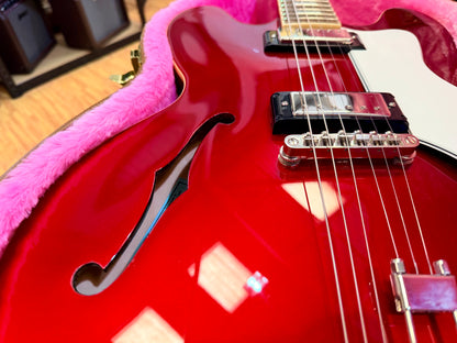 ✨2023✨ Epiphone Riviera Semi-Hollow Sparkling Burgundy~ Frequensator~ Hard Case