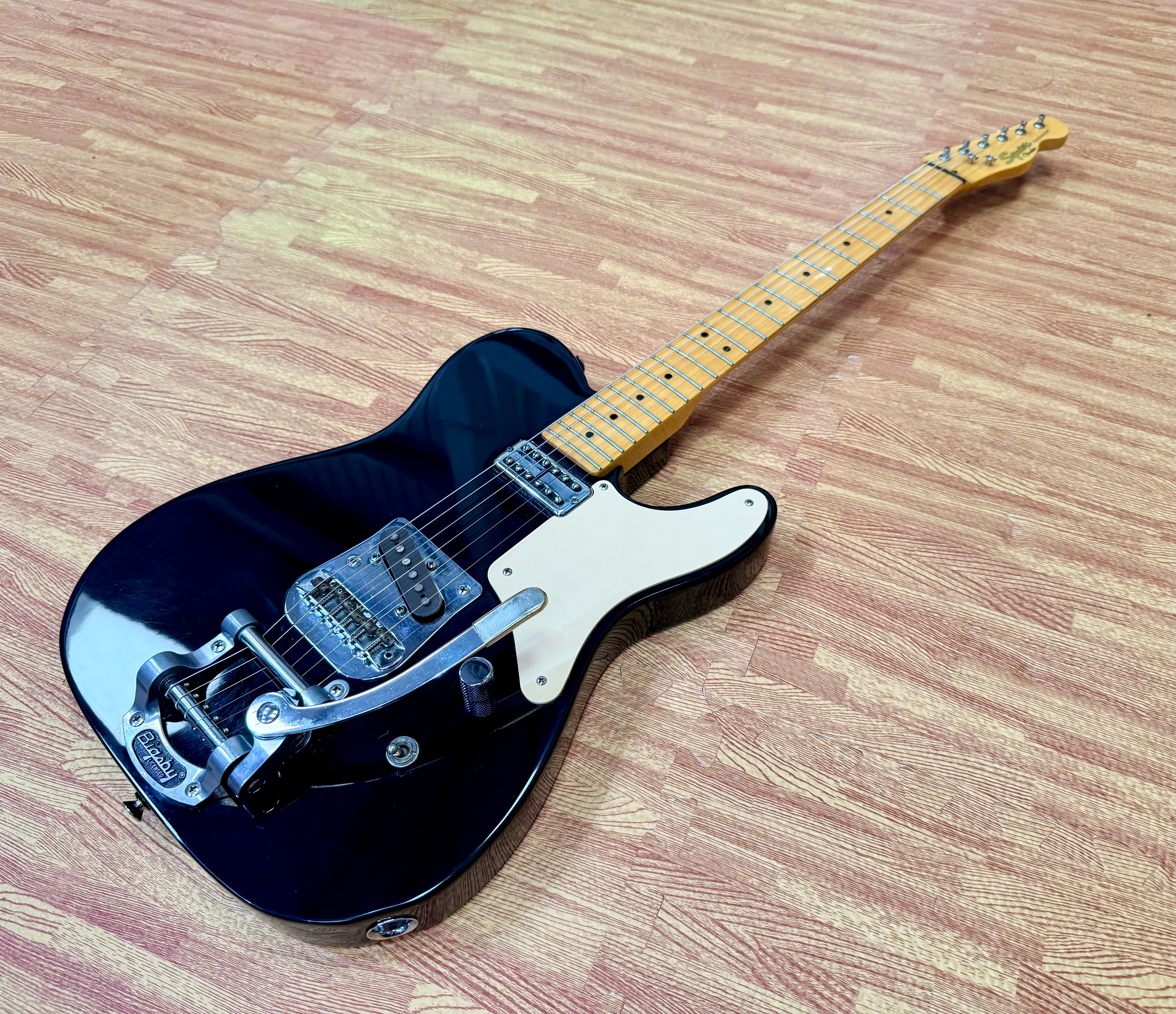 ⚡️RARE⚡️ 2014 Fender Squier Vintage Modified Cabronita Telecaster~ Bigsby~ Black