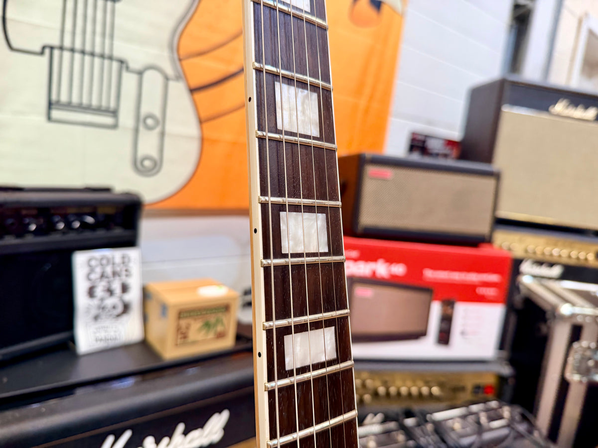 🔥2021🔥 Dean Exile Select 6 Hardtail~ Turquoise Burst Poplar Burl~ EMG Active!