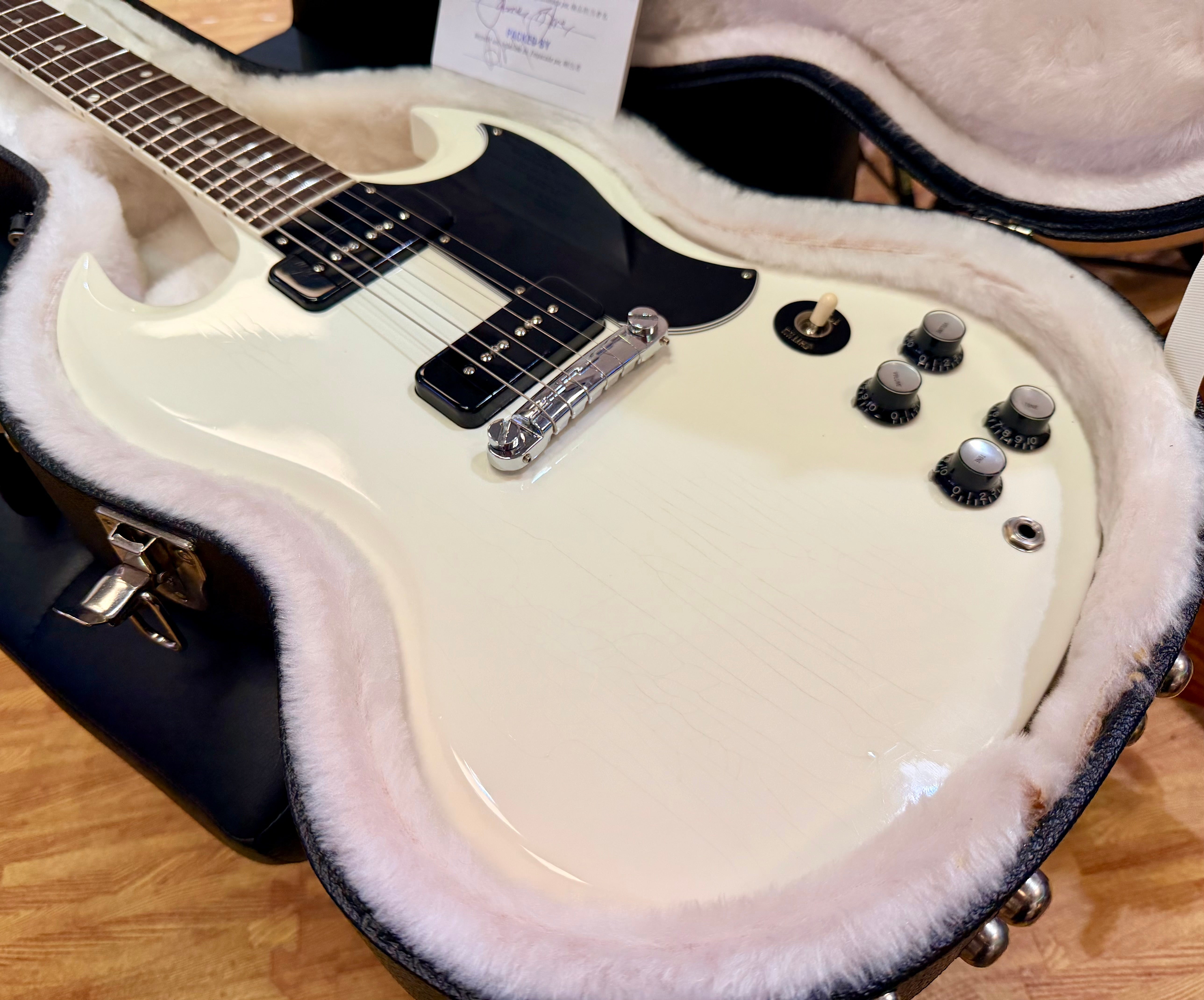 ⚡️2011⚡️ Gibson 50th Anniversary Pete Townshend SG Special~ Alpine White + Case!