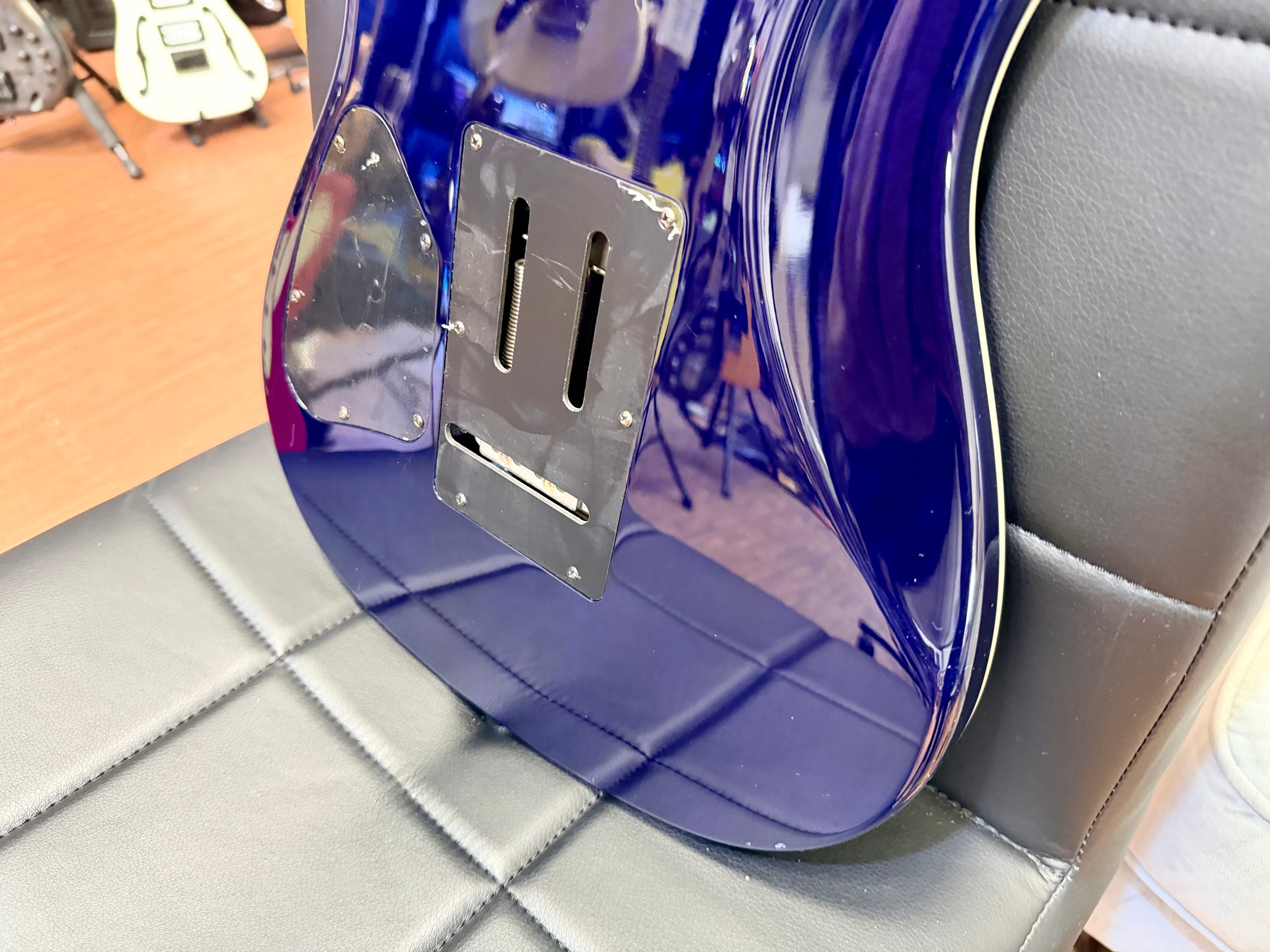 ✨2016✨ Ibanez SA360NQM-SPB~ Sapphire Blue~ SA Series Superstrat HSS Guitar!