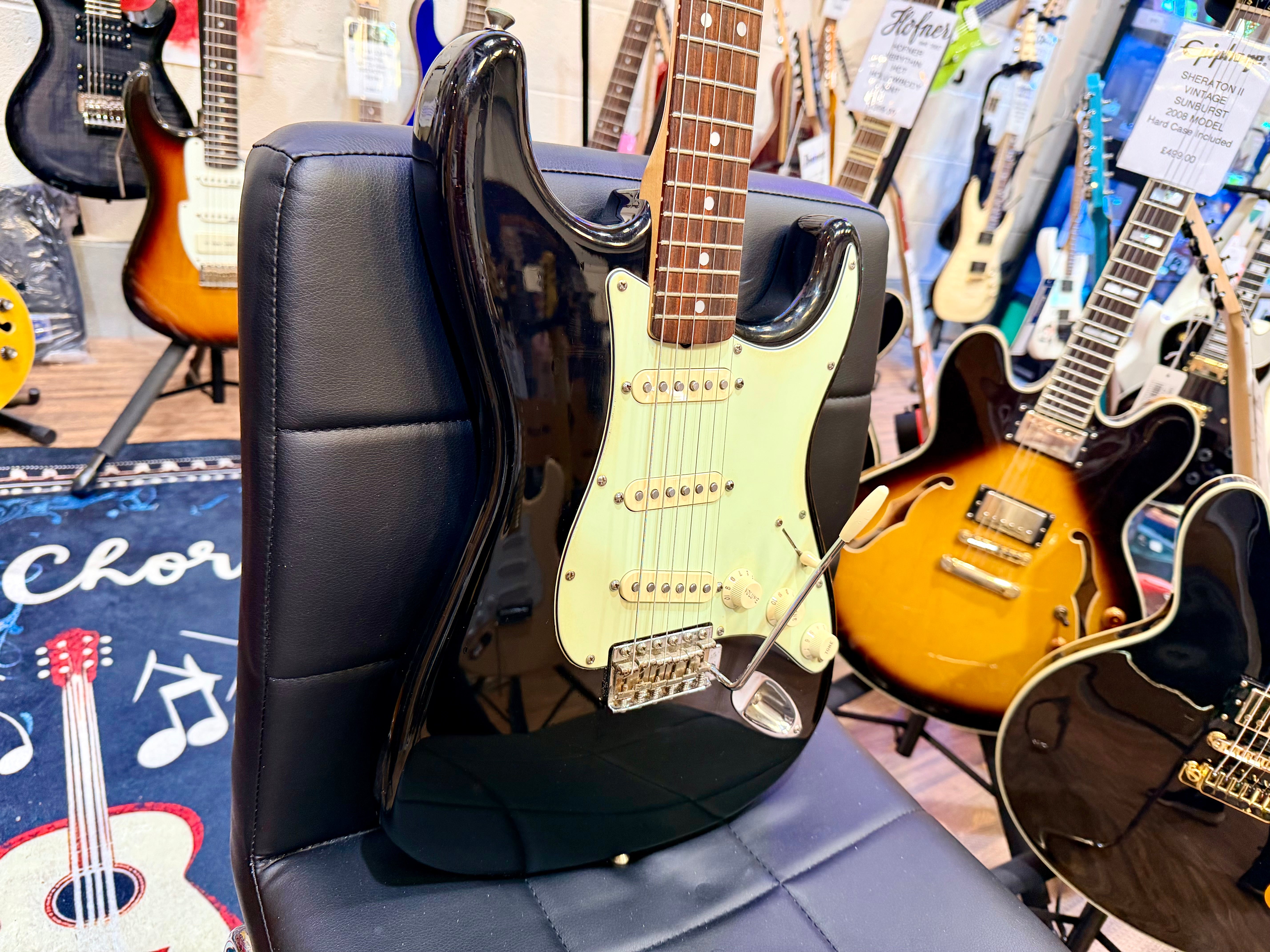 🔥RARE🔥 1984 Tokai Goldstar Sound Stratocaster~ Made In Japan MIJ~ Black Strat!