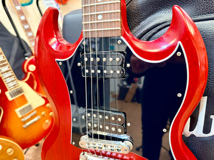 🍒2022🍒 Gibson SG Tribute~ Worn Satin Cherry USA + Deluxe Gig Bag~ Cherished!