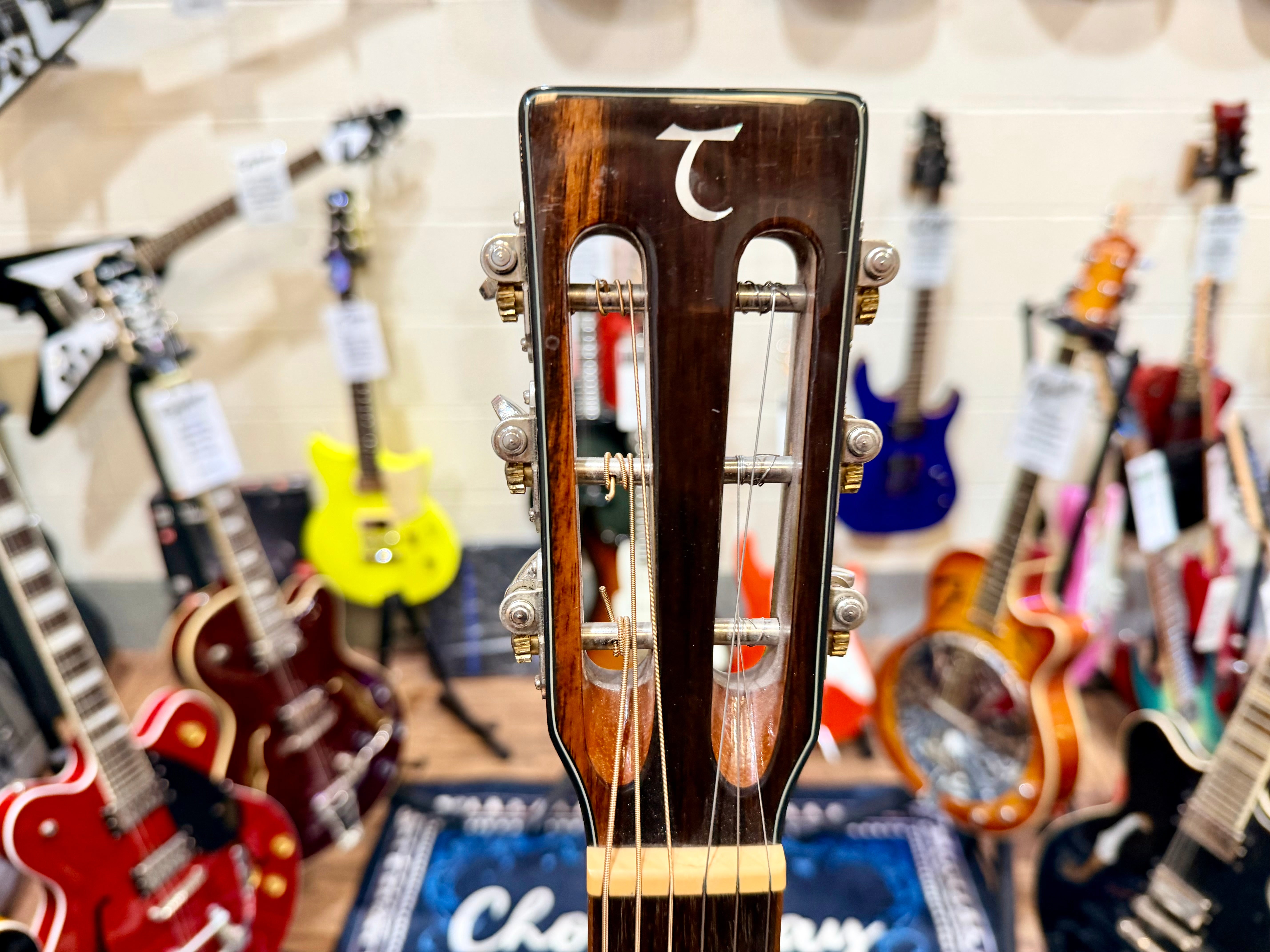 🌟 Tanglewood Exotic Java TWJPE Parlour Electro Acoustic + Hard Case~Stunning 🌟